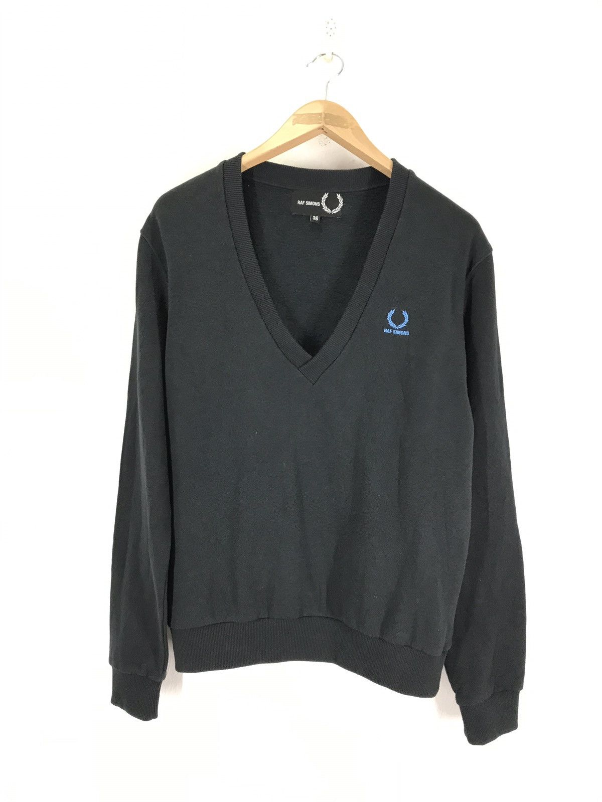Fred Perry × Raf Simons Fred Perry X Raf Simon Logo Sweatshirt Size US M / EU 48-50 / 2 - 1 Thumbnail