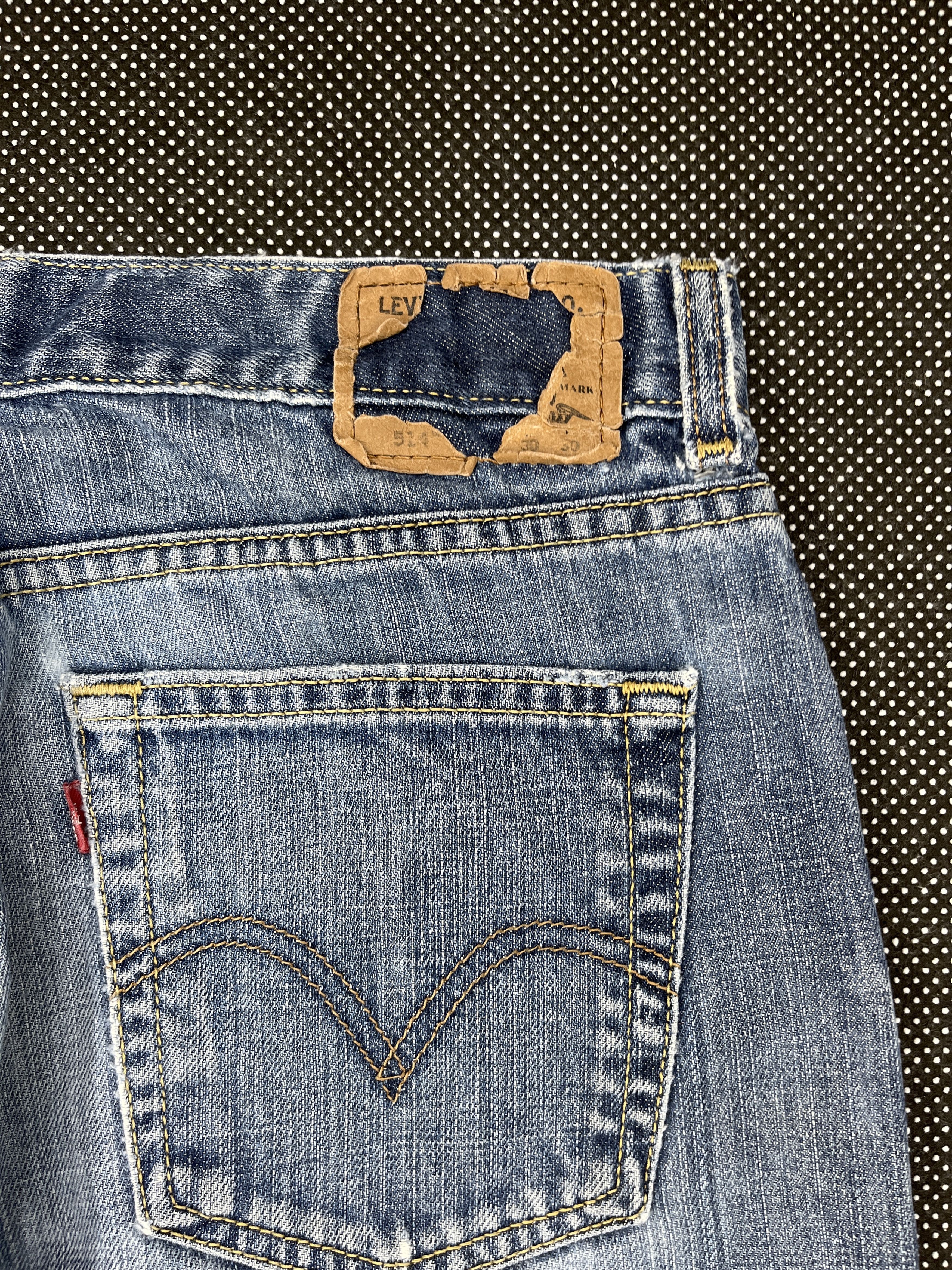 Levi's Vintage Levis 514 Slim Fit Jeans - J174 Size US 30 / EU 46 - 9 Thumbnail