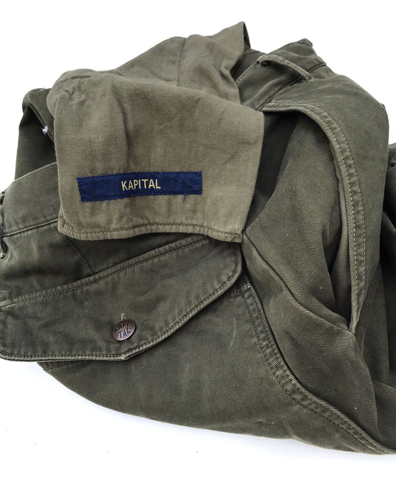 Kapital Kapital Green Army Casual Pants Kapital Japan Size US 30 / EU 46 - 7 Thumbnail