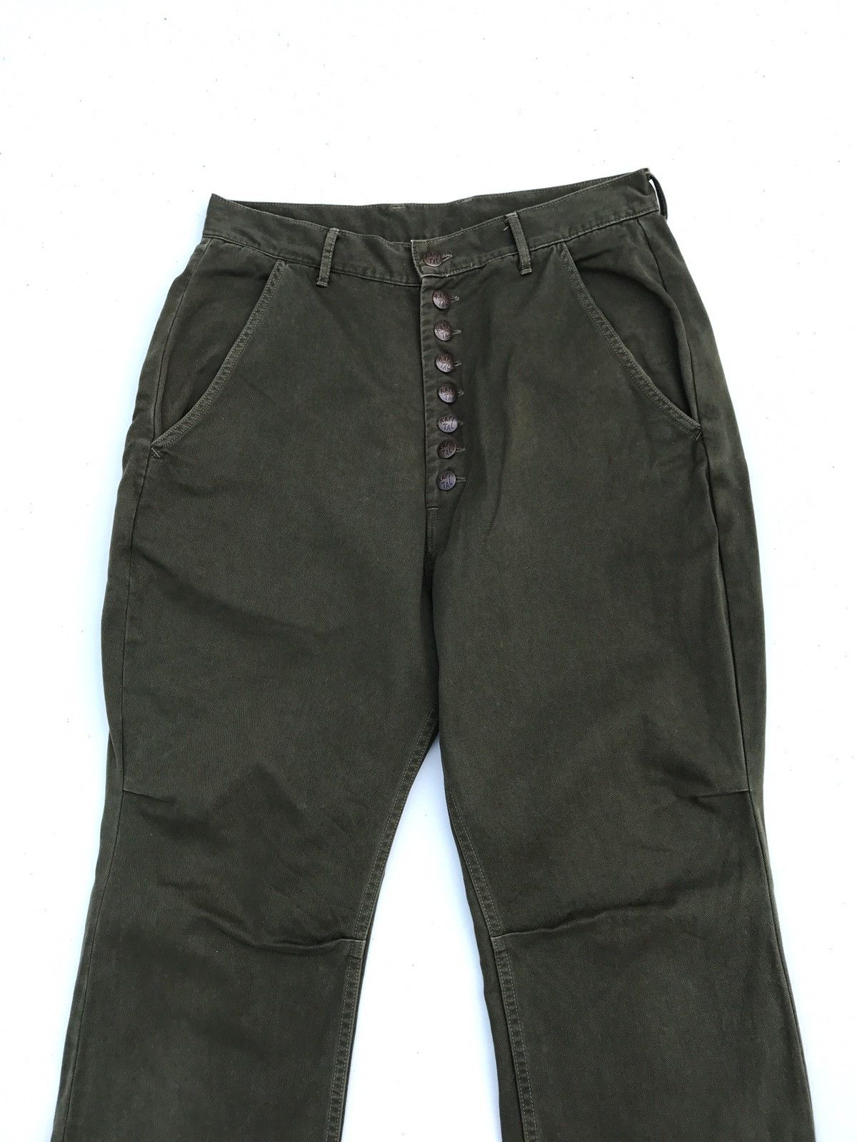 Kapital Kapital Green Army Casual Pants Kapital Japan Size US 30 / EU 46 - 2 Thumbnail