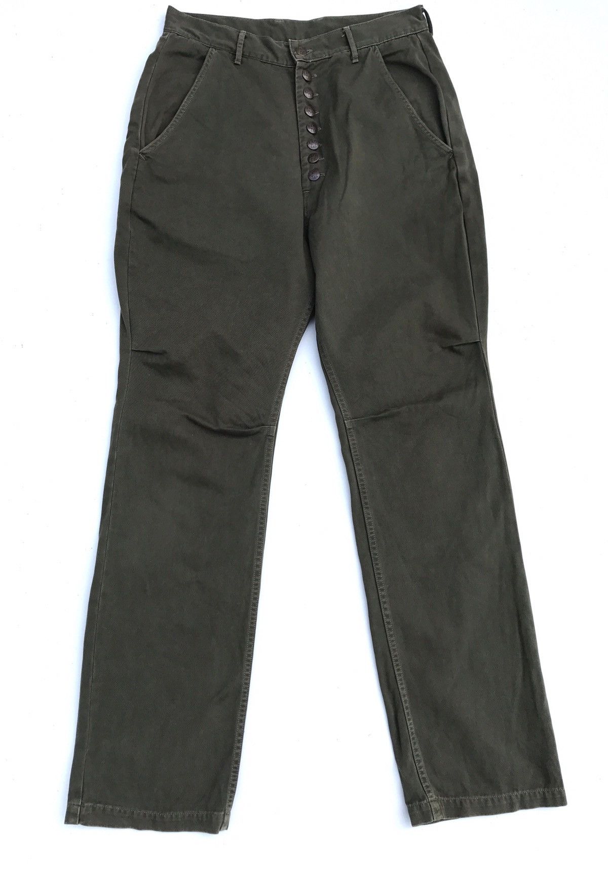 Kapital Kapital Green Army Casual Pants Kapital Japan Size US 30 / EU 46 - 1 Thumbnail