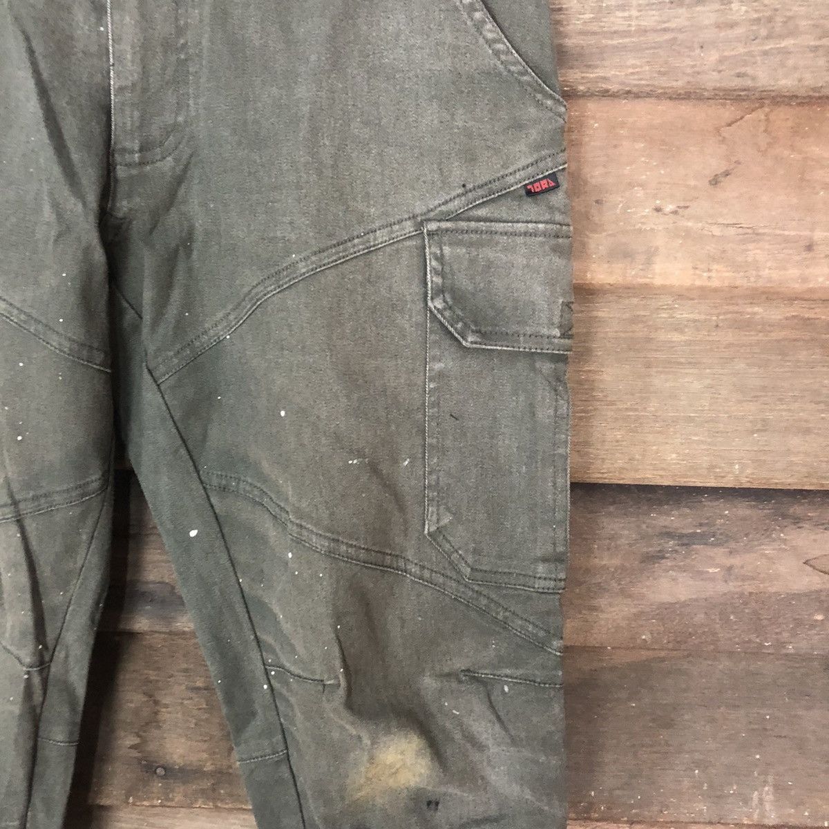 Japanese Brand DLL Toraichi faded multipocket jogger Cargo Pants #2399 Size US 30 / EU 46 - 7 Thumbnail