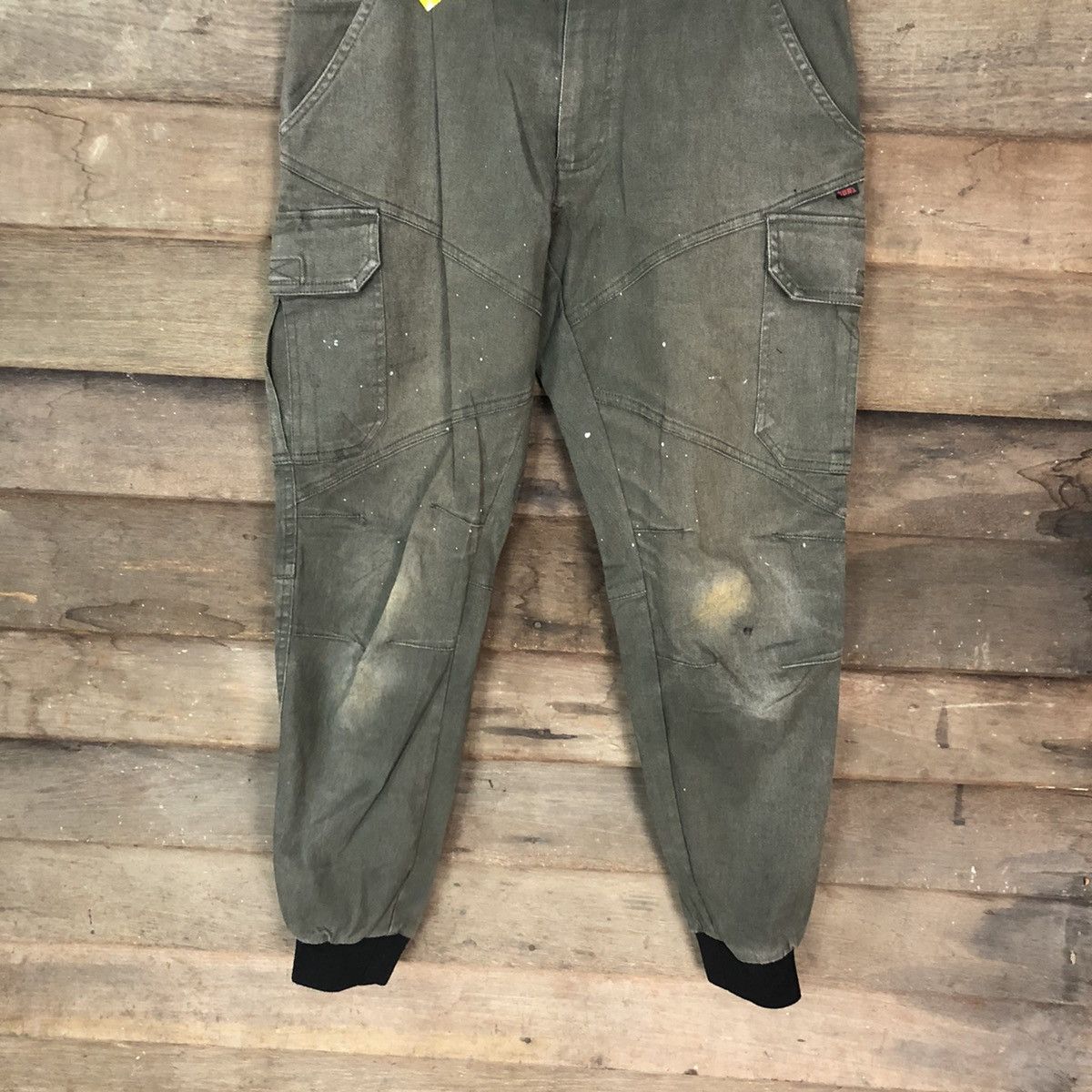 Japanese Brand DLL Toraichi faded multipocket jogger Cargo Pants #2399 Size US 30 / EU 46 - 3 Thumbnail