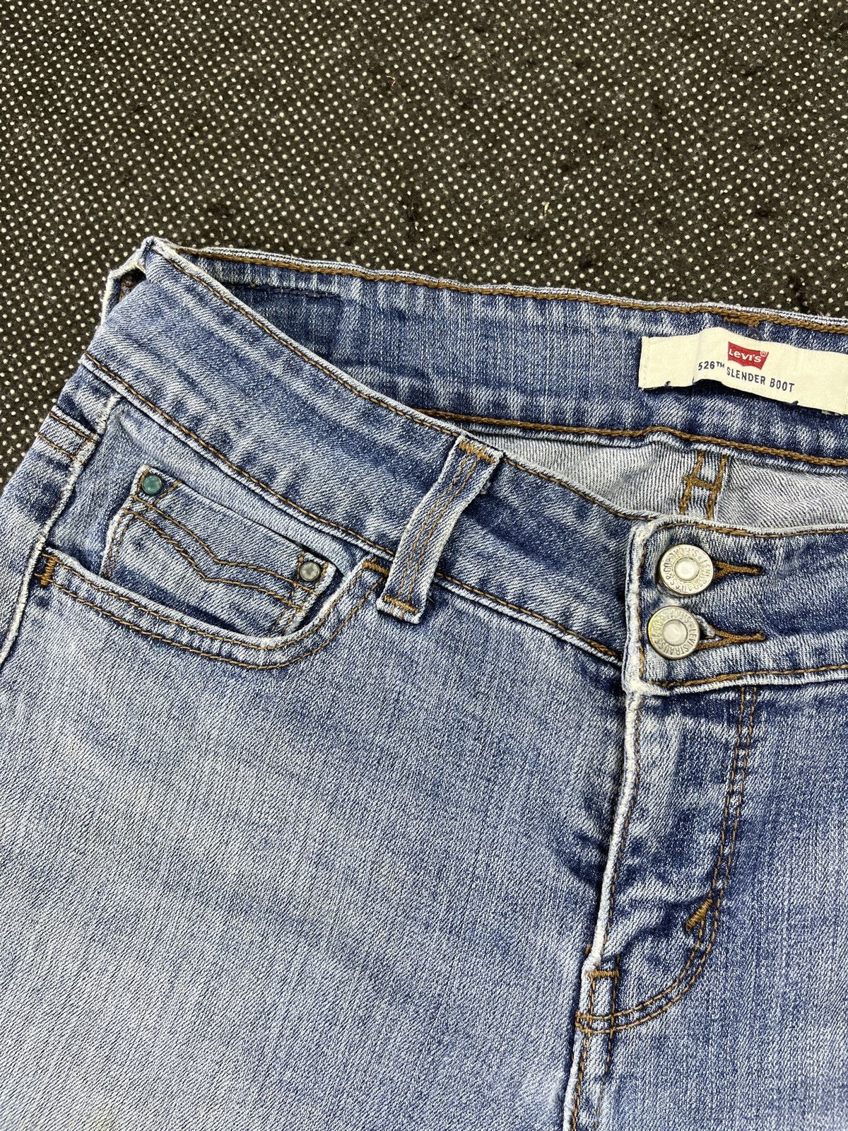 Levi's Vintage Levis 526 Slender Boot Flare Jeans - JP087 Size 31" - 6 Thumbnail