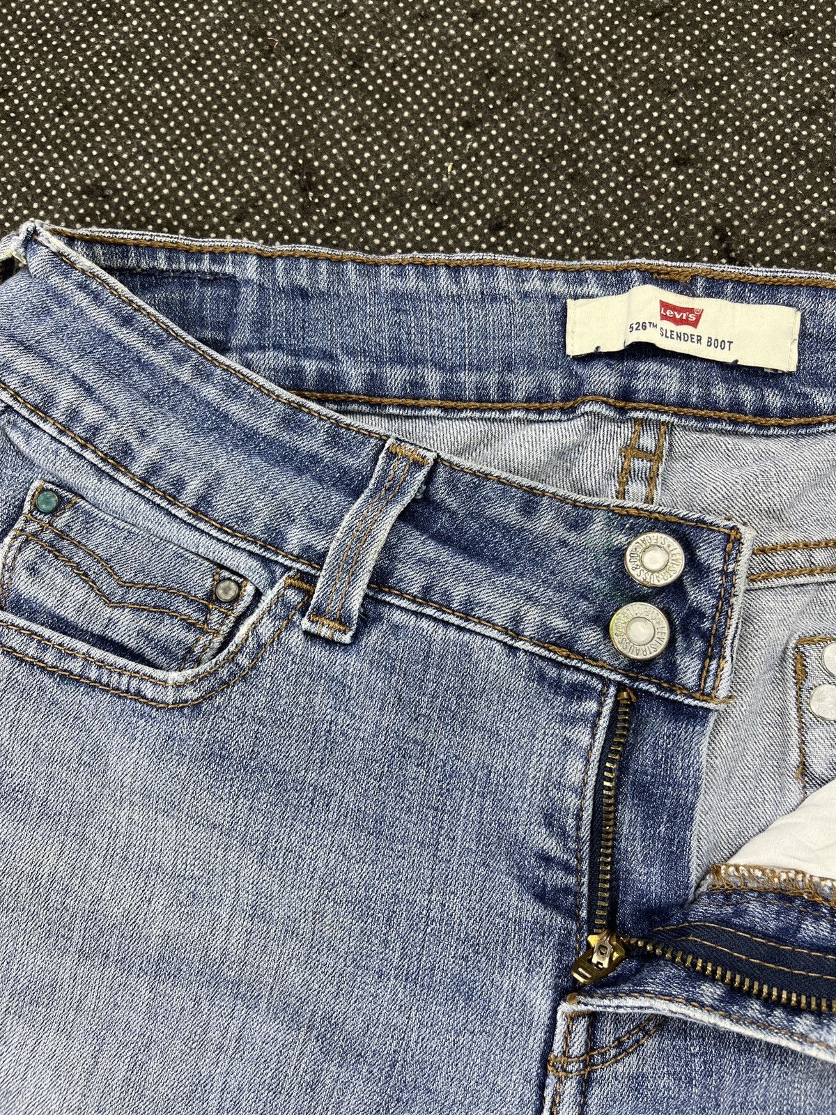 Levi's Vintage Levis 526 Slender Boot Flare Jeans - JP087 Size 31" - 8 Thumbnail
