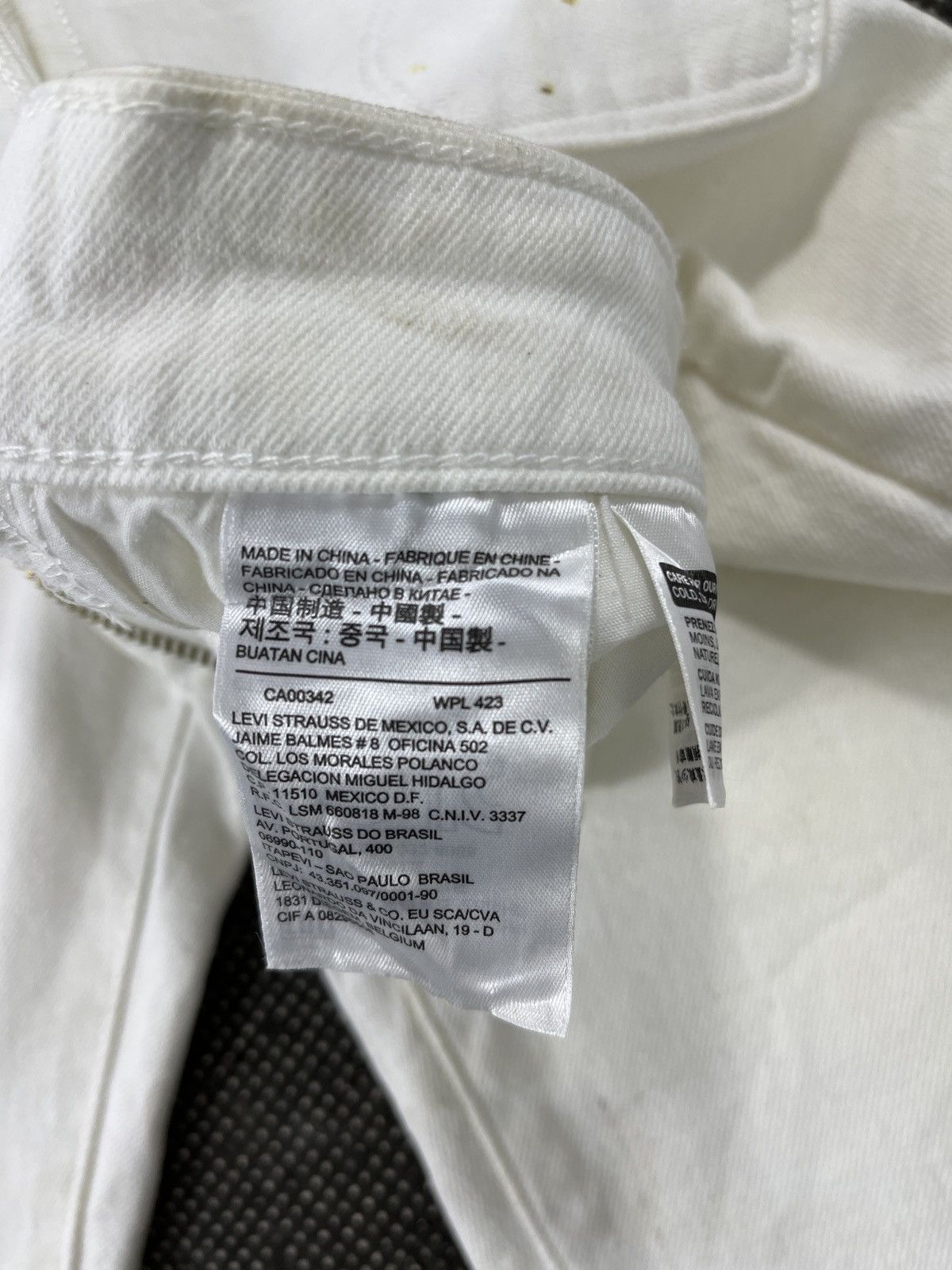 Levi's Vintage Levis 715 White Flare Jeans - JP090 Size 31" - 7 Thumbnail