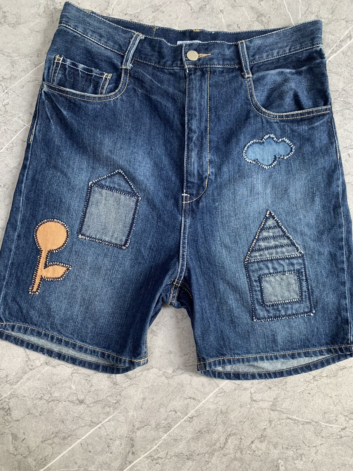 Issey Miyake 🔥RARE🔥Vintage Ne-net denim short pants Size US 29 - 3 Thumbnail