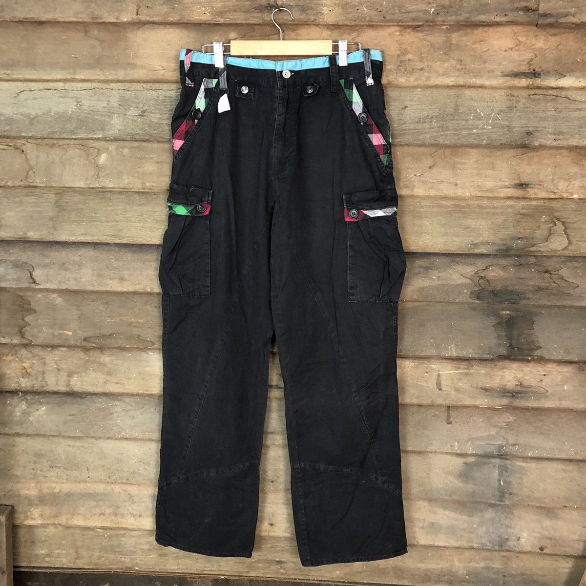 Japanese Brand DL Many Dope seditionaries punk utility Cargo Pants #2373 Size US 31 - 1 Thumbnail