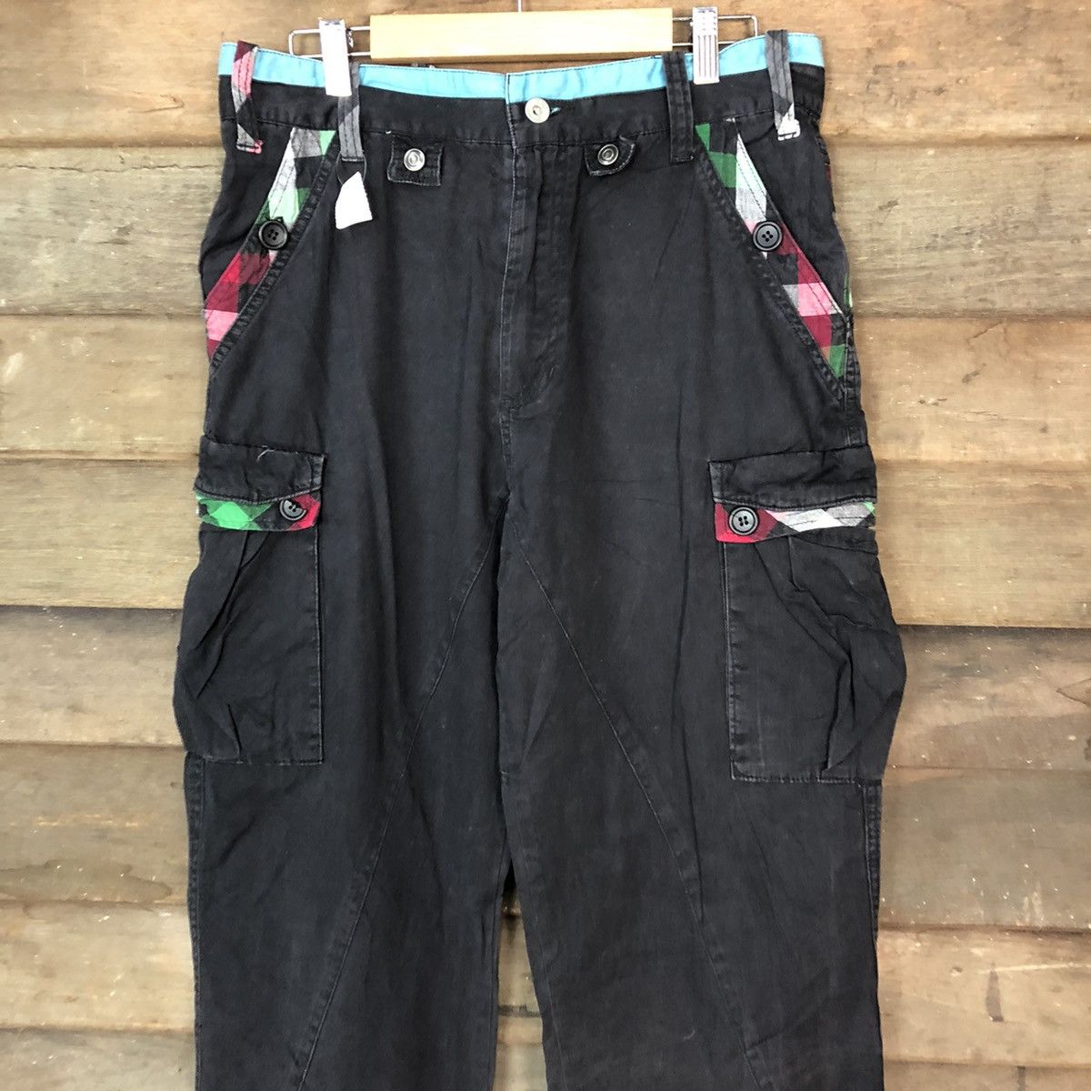 Japanese Brand DL Many Dope seditionaries punk utility Cargo Pants #2373 Size US 31 - 2 Thumbnail
