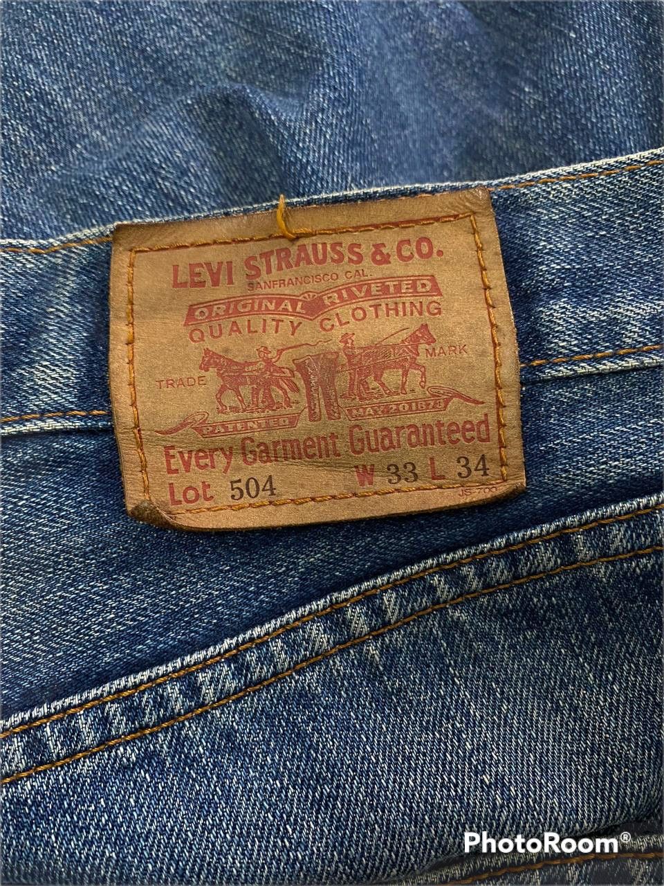 Levi's Vintage levis 504 jeans nice design Size US 34 / EU 50 - 3 Thumbnail