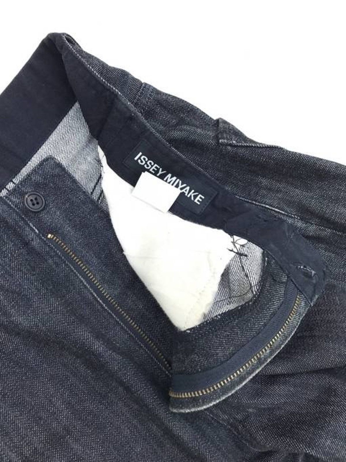 Issey Miyake Japanese Designer Issey Miyake Denim Pant Rare Miyake Denim Size US 31 - 9 Thumbnail