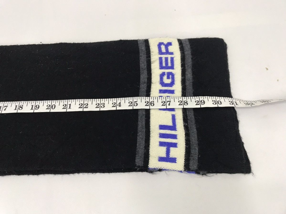 Designer Tommy Hilfiger Wool Scarf Muffler Striped Luxury Fashion Size ONE SIZE - 6 Thumbnail