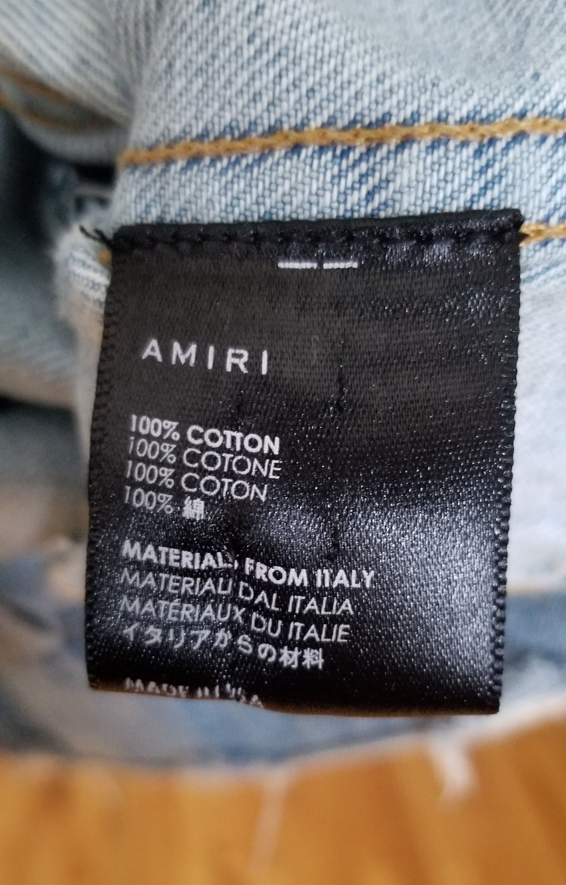 Amiri Amiri Palm Tree Denim Jacket Size US M / EU 48-50 / 2 - 9 Thumbnail