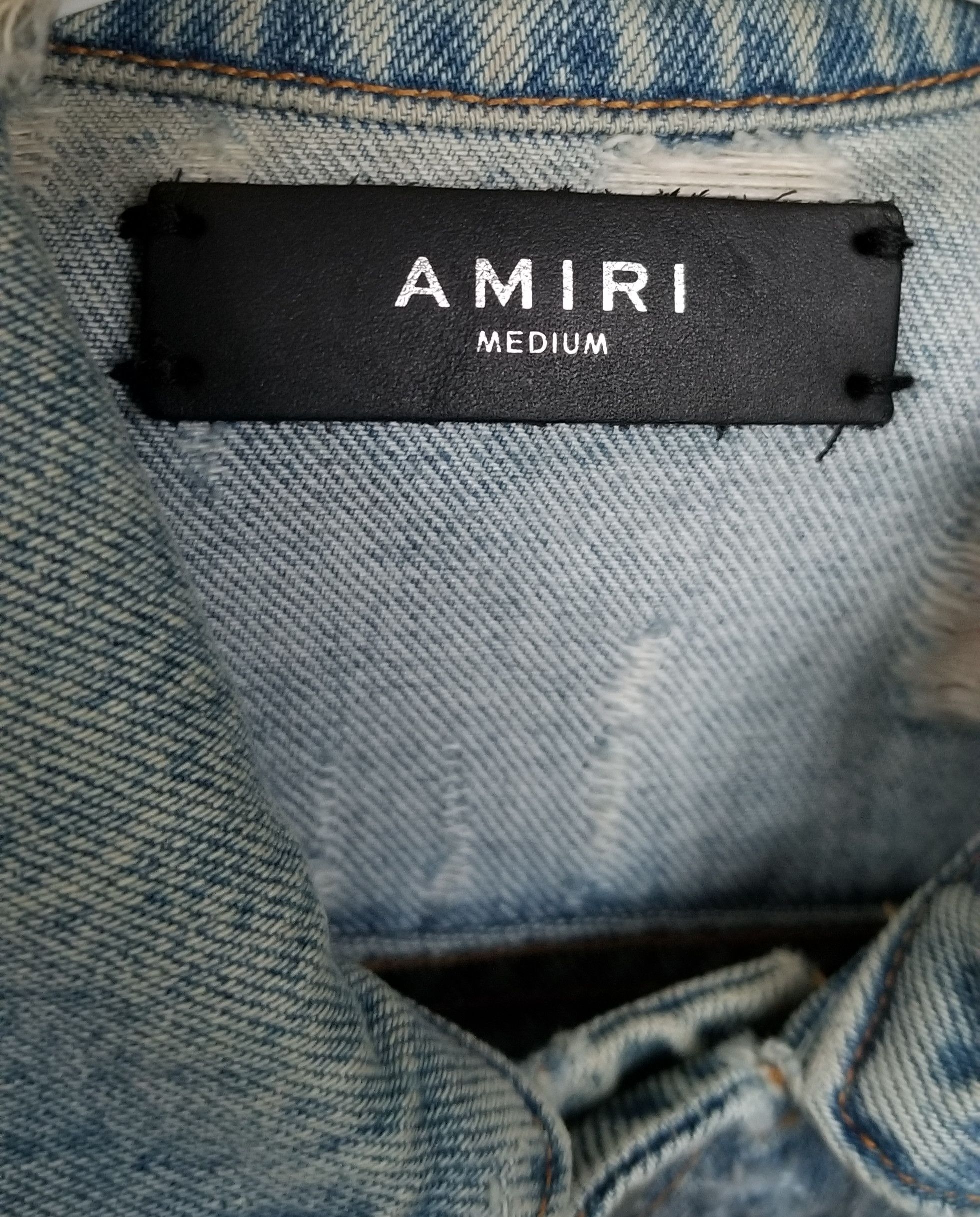 Amiri Amiri Palm Tree Denim Jacket Size US M / EU 48-50 / 2 - 8 Thumbnail