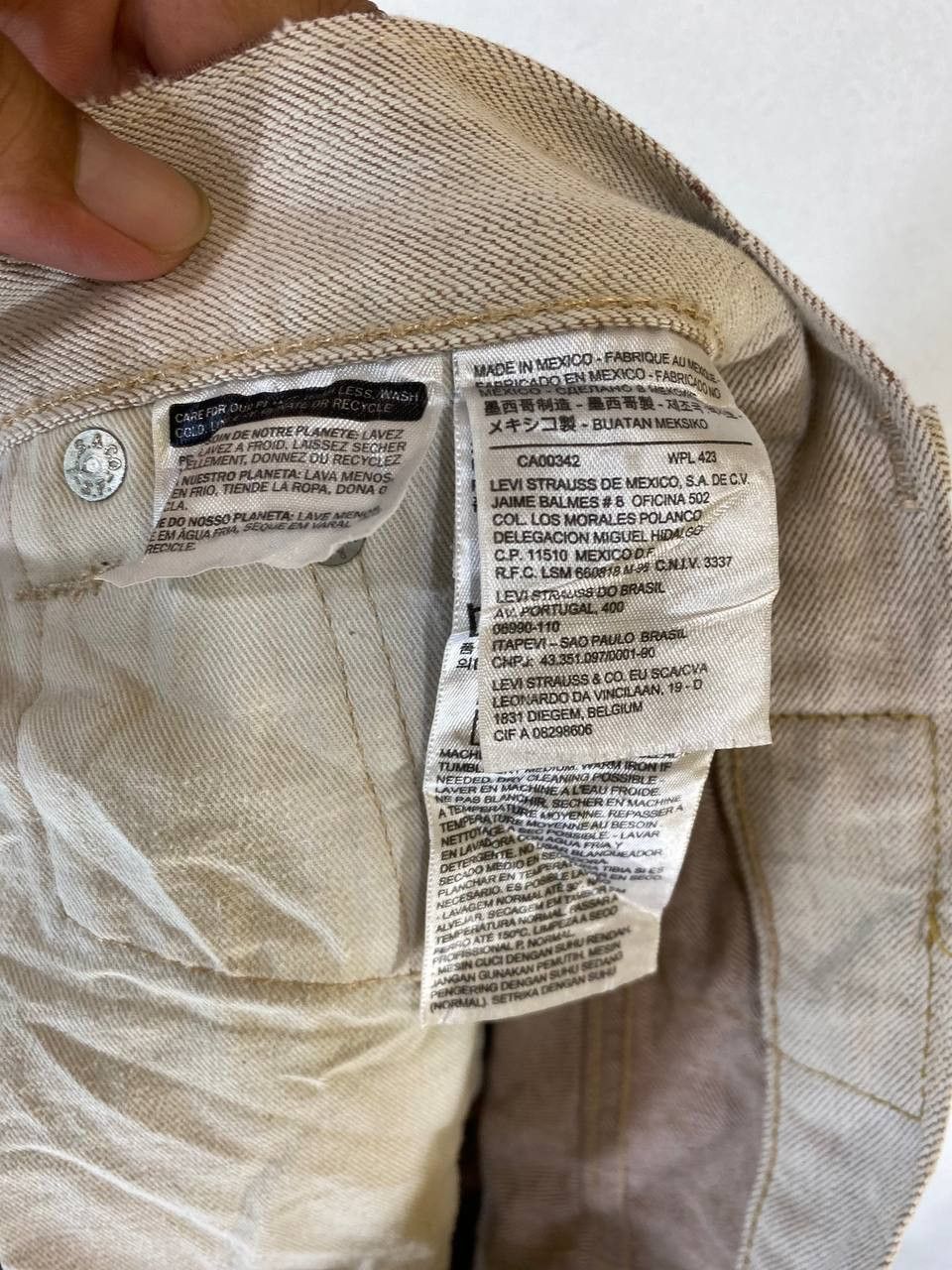 Levi's levis 504 distressed denim Size US 35 - 14 Thumbnail