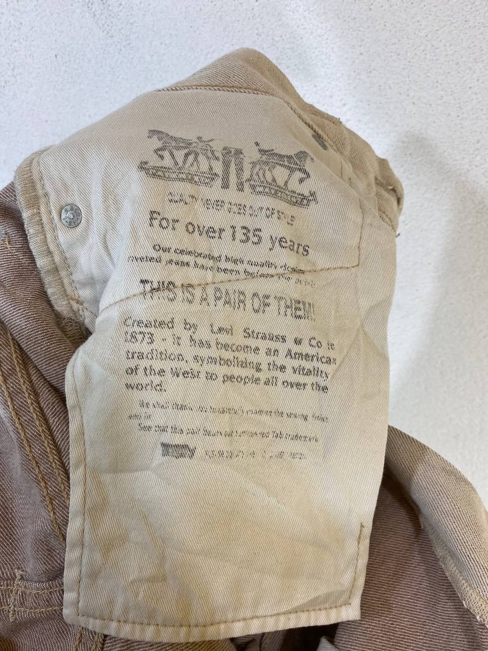 Levi's levis 504 distressed denim Size US 35 - 13 Thumbnail