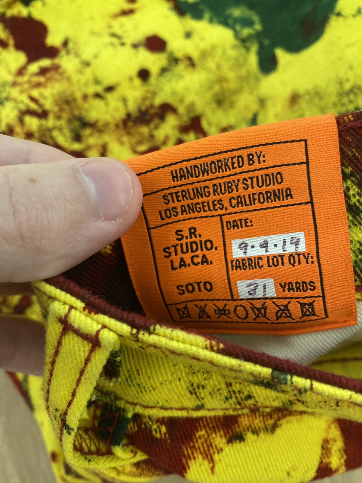 Sterling Ruby Sterling Ruby SR Studio Raver Soto Denim Size US 30 / EU 46 - 5 Thumbnail