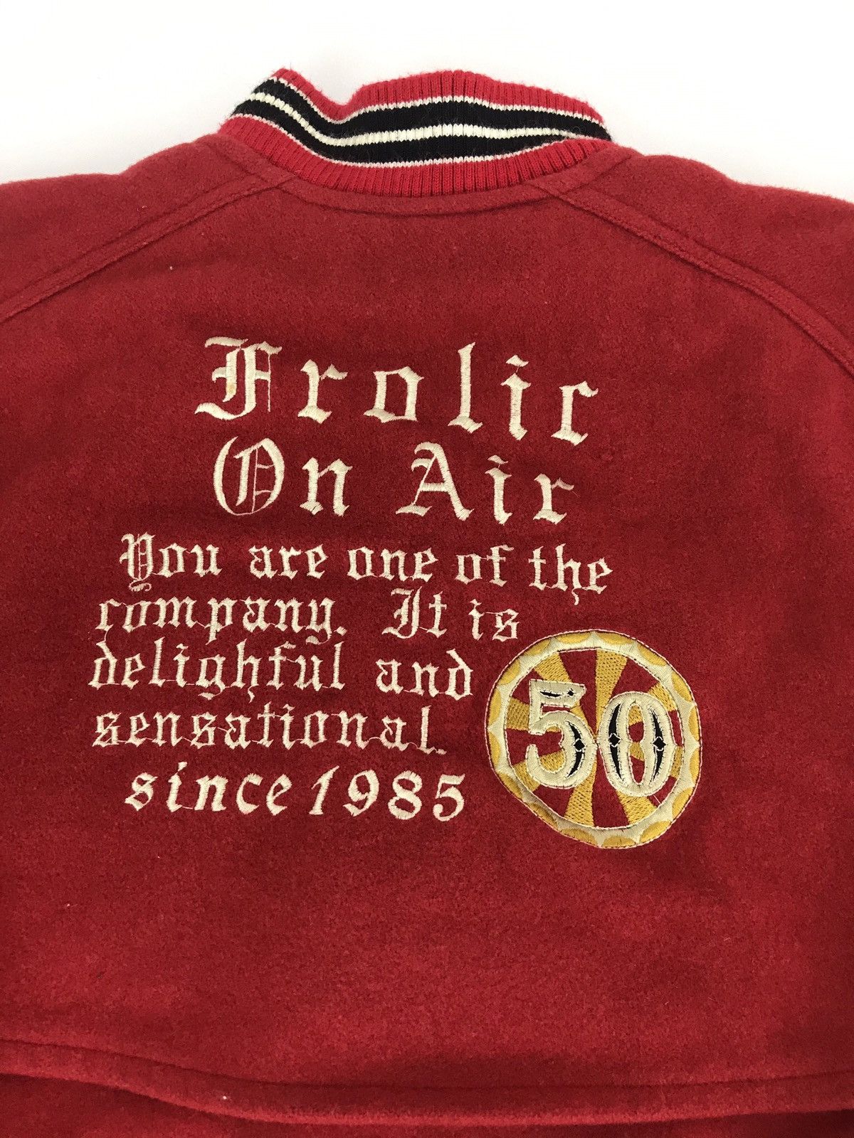 Vintage Vintage On Air Varsity Jacket Wool Undergo Changes 50 Size US M / EU 48-50 / 2 - 2 Thumbnail