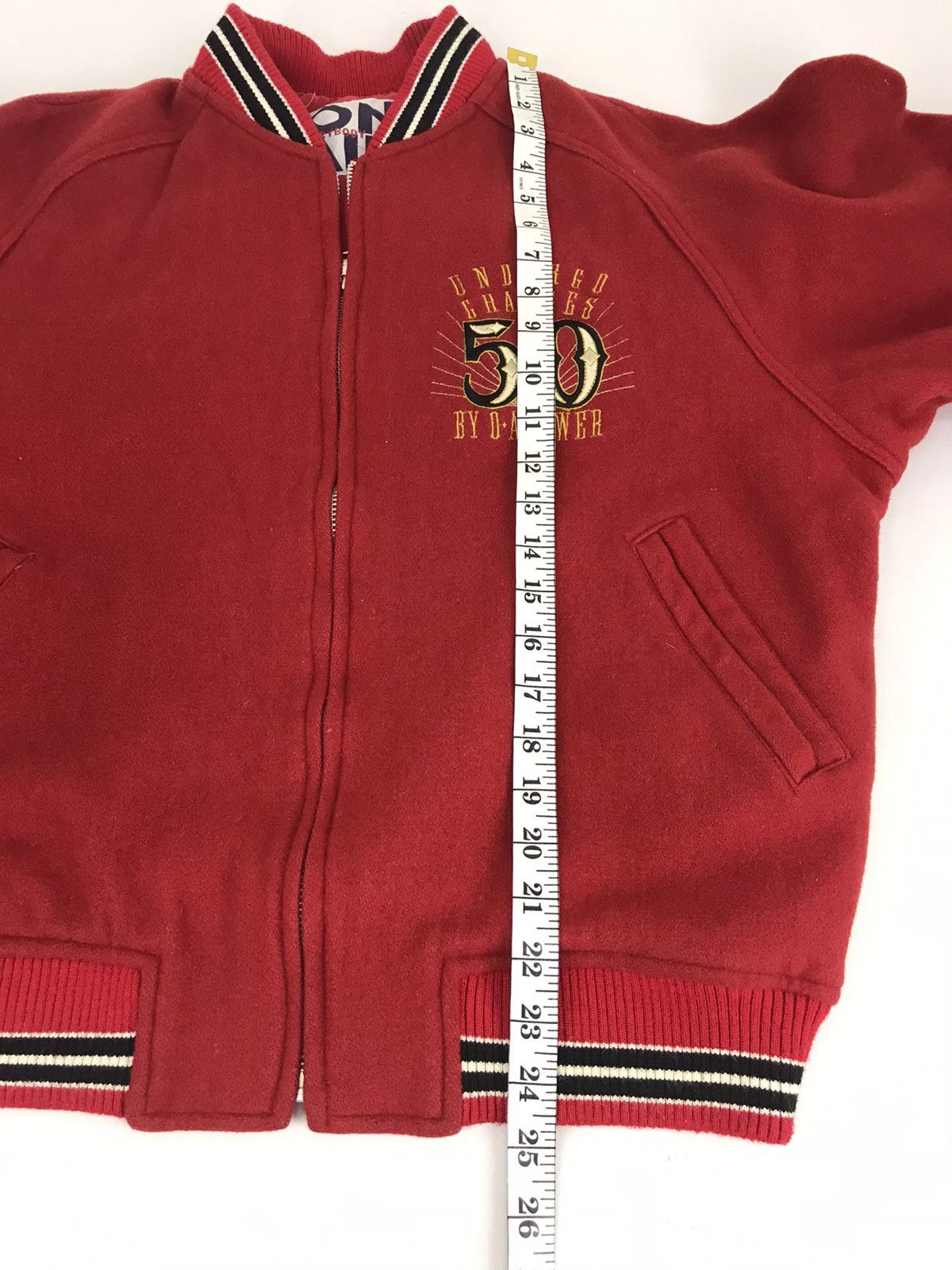 Vintage Vintage On Air Varsity Jacket Wool Undergo Changes 50 Size US M / EU 48-50 / 2 - 12 Thumbnail