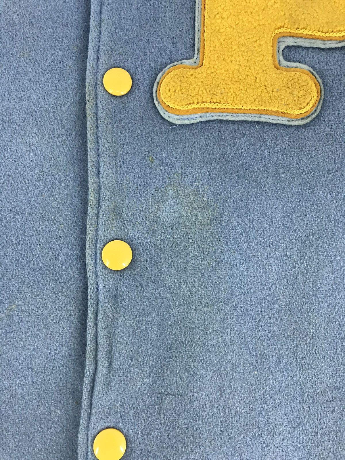 Vintage Vintage Poleposition Varsity Jacket Mix Wool Leather P 39 Size US M / EU 48-50 / 2 - 12 Thumbnail