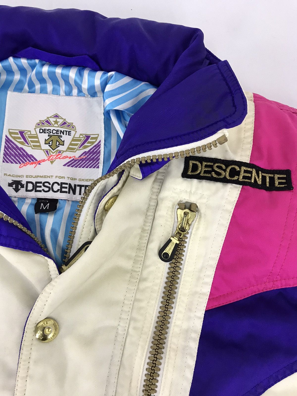 Descente × Vintage Vintage Descente Racing Equipment Jacket Bomber Size US M / EU 48-50 / 2 - 7 Thumbnail