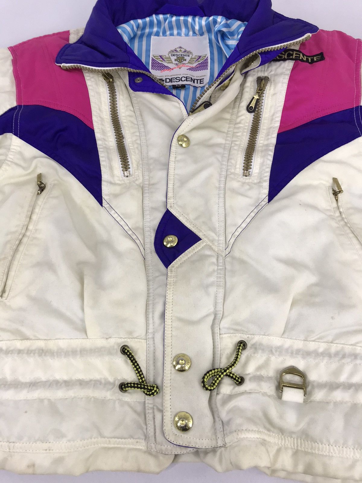 Descente × Vintage Vintage Descente Racing Equipment Jacket Bomber Size US M / EU 48-50 / 2 - 5 Thumbnail
