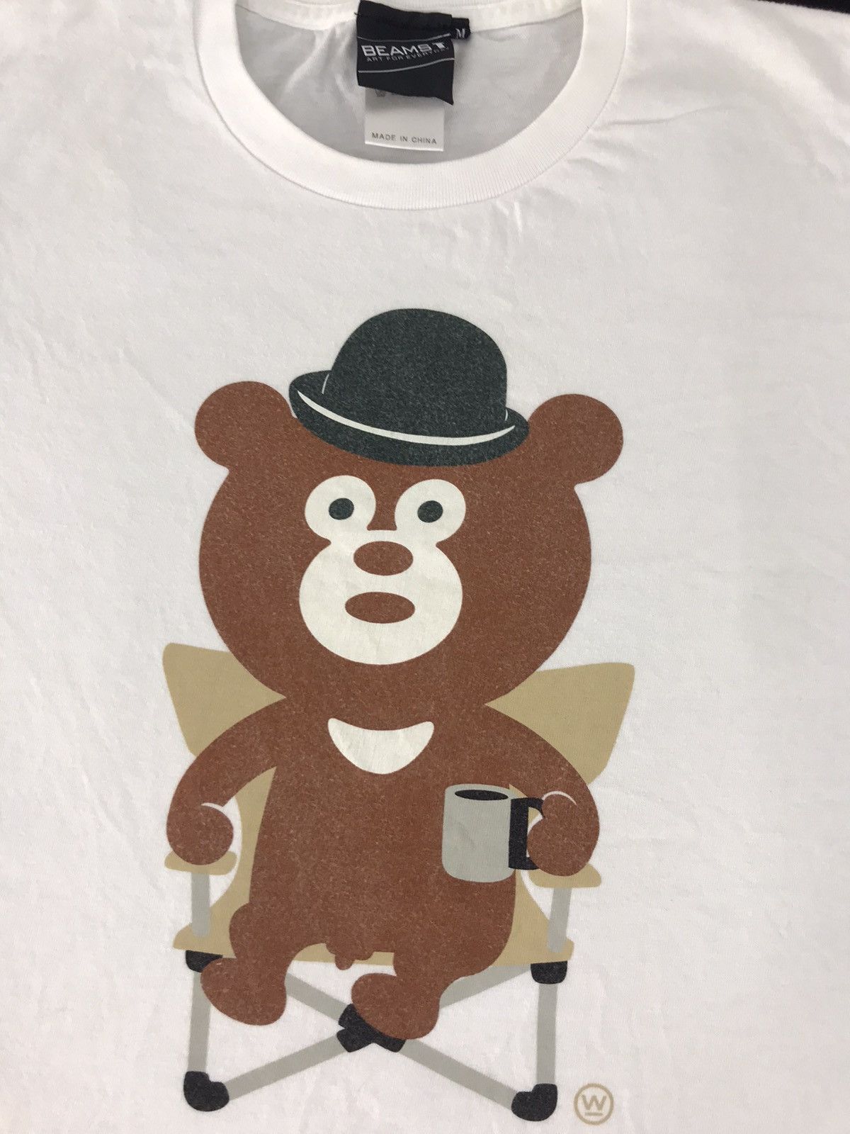 Beams Plus × Japanese Brand Vintage Beams Japanese Brand Bear Logo Tee Printed Size US S / EU 44-46 / 1 - 2 Thumbnail