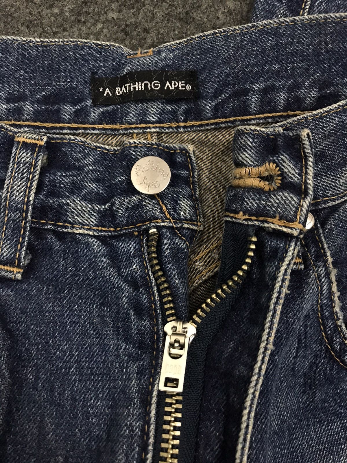 Bape Vintage Bape A Bathing Ape Selvedge Denim Streetwear Size US 30 / EU 46 - 4 Thumbnail