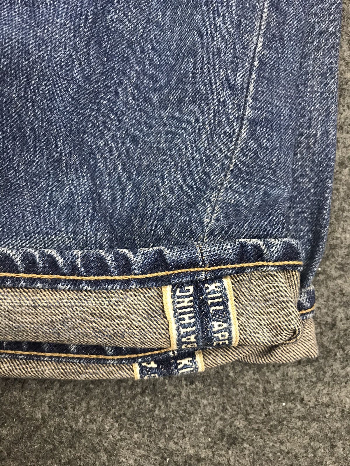 Bape Vintage Bape A Bathing Ape Selvedge Denim Streetwear Size US 30 / EU 46 - 12 Thumbnail