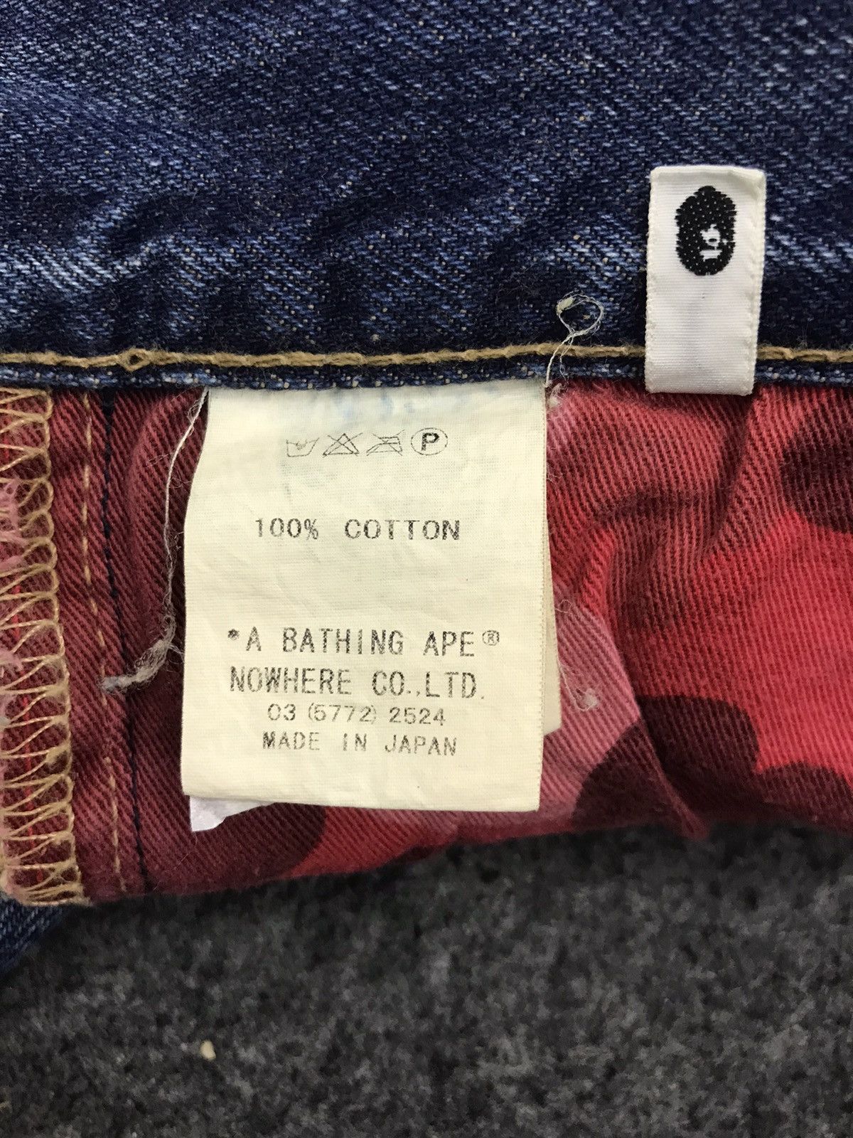 Bape Vintage Bape A Bathing Ape Selvedge Denim Streetwear Size US 30 / EU 46 - 5 Thumbnail