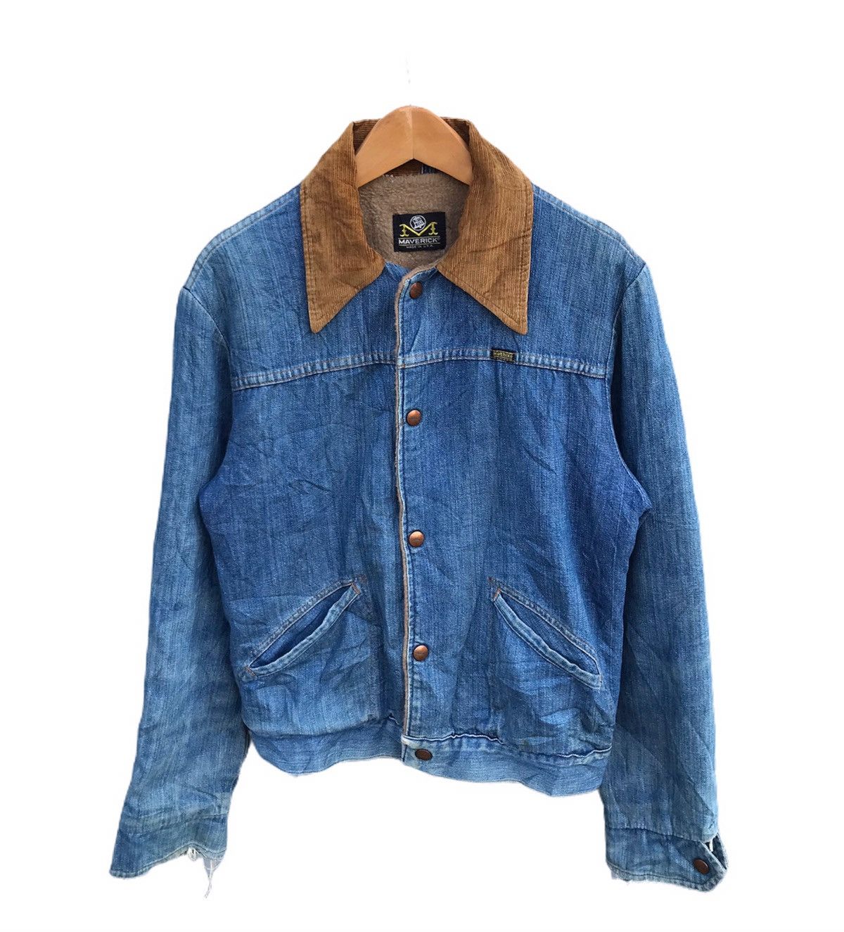 Vintage Maverick blue bell jacket Size US XS / EU 42 / 0 - 1 Thumbnail