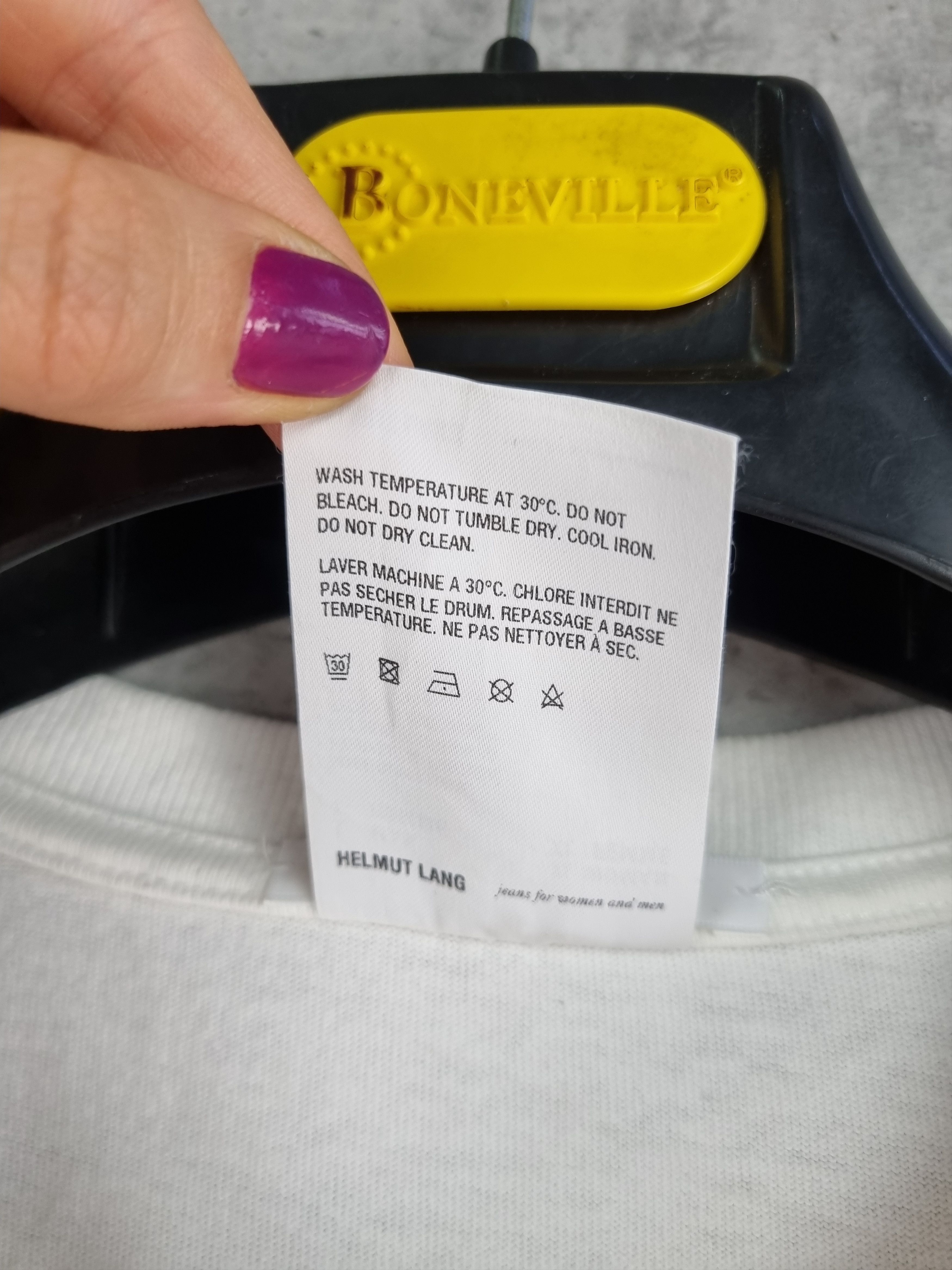 Helmut Lang Rare Helmut Lang " In Lang We Trust" big logo Tee shirt Size US M / EU 48-50 / 2 - 6 Thumbnail