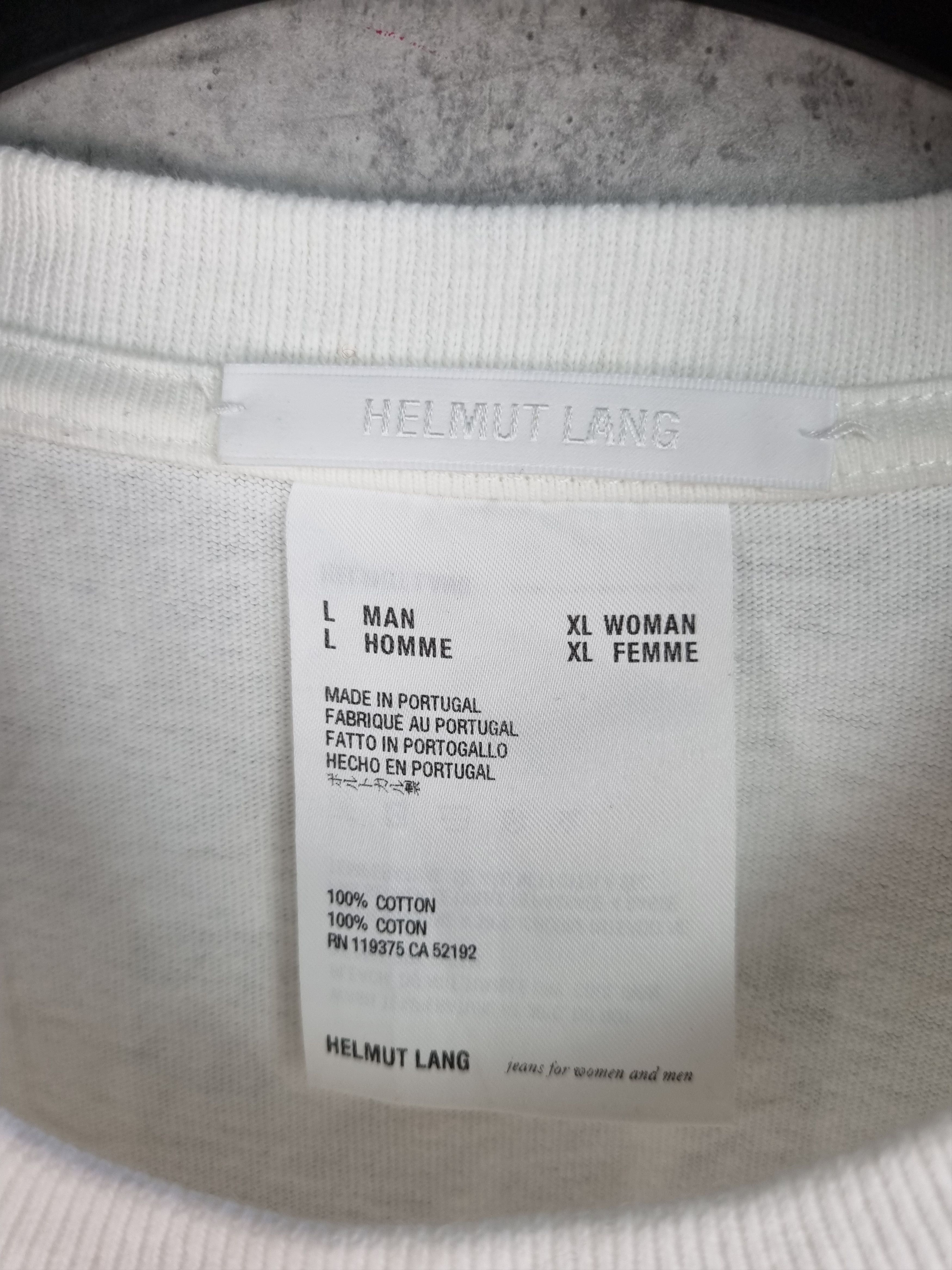 Helmut Lang Rare Helmut Lang " In Lang We Trust" big logo Tee shirt Size US M / EU 48-50 / 2 - 5 Thumbnail