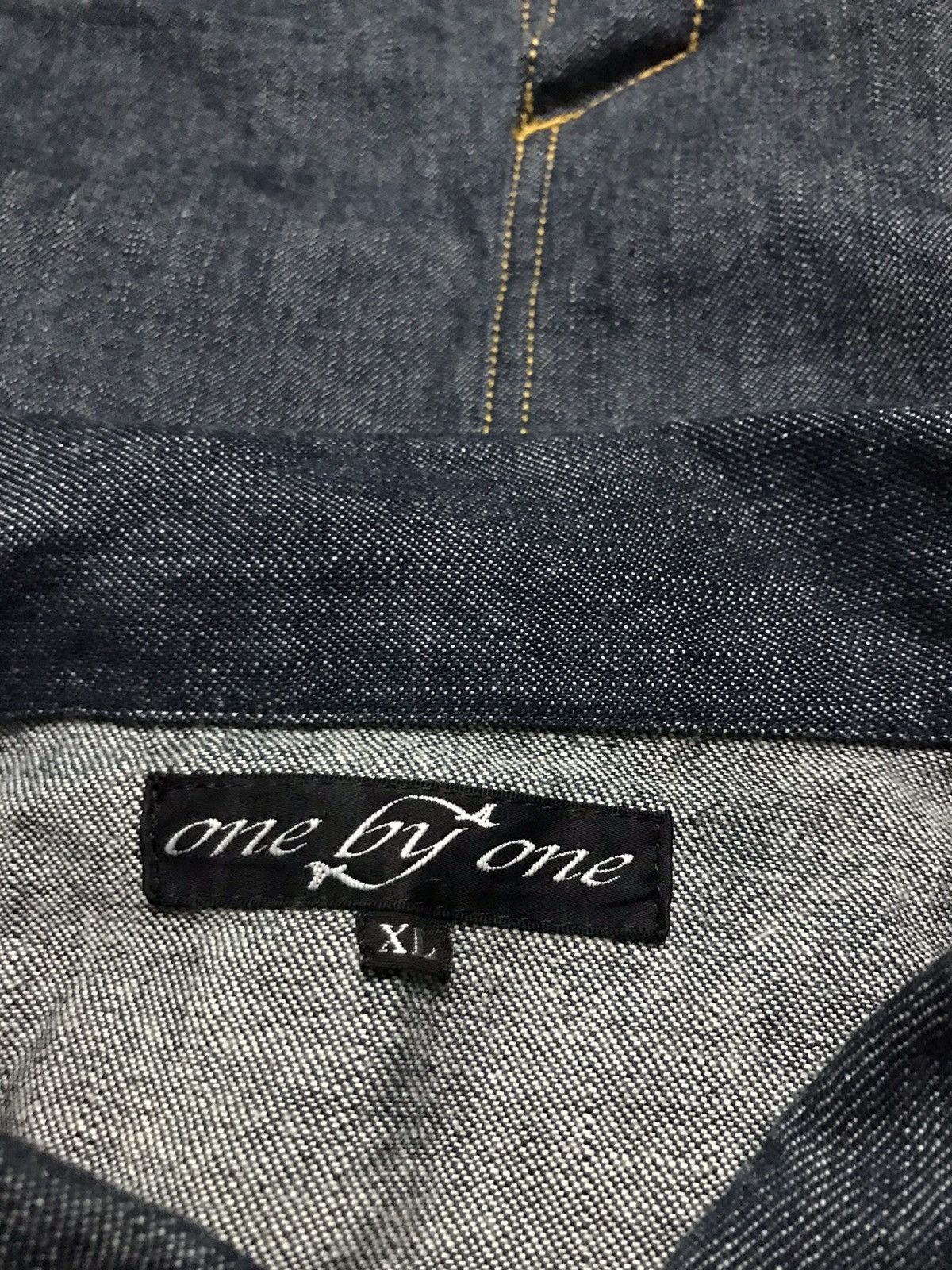 Japanese Brand One by one denim jacket Size US XL / EU 56 / 4 - 4 Thumbnail