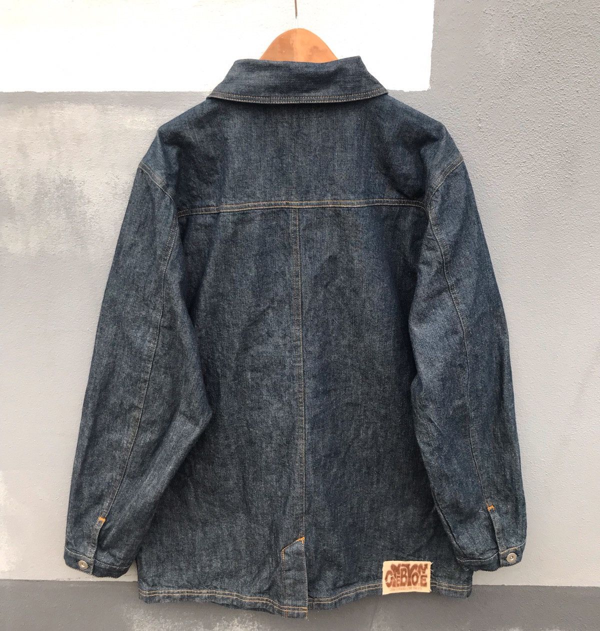 Japanese Brand One by one denim jacket Size US XL / EU 56 / 4 - 2 Thumbnail