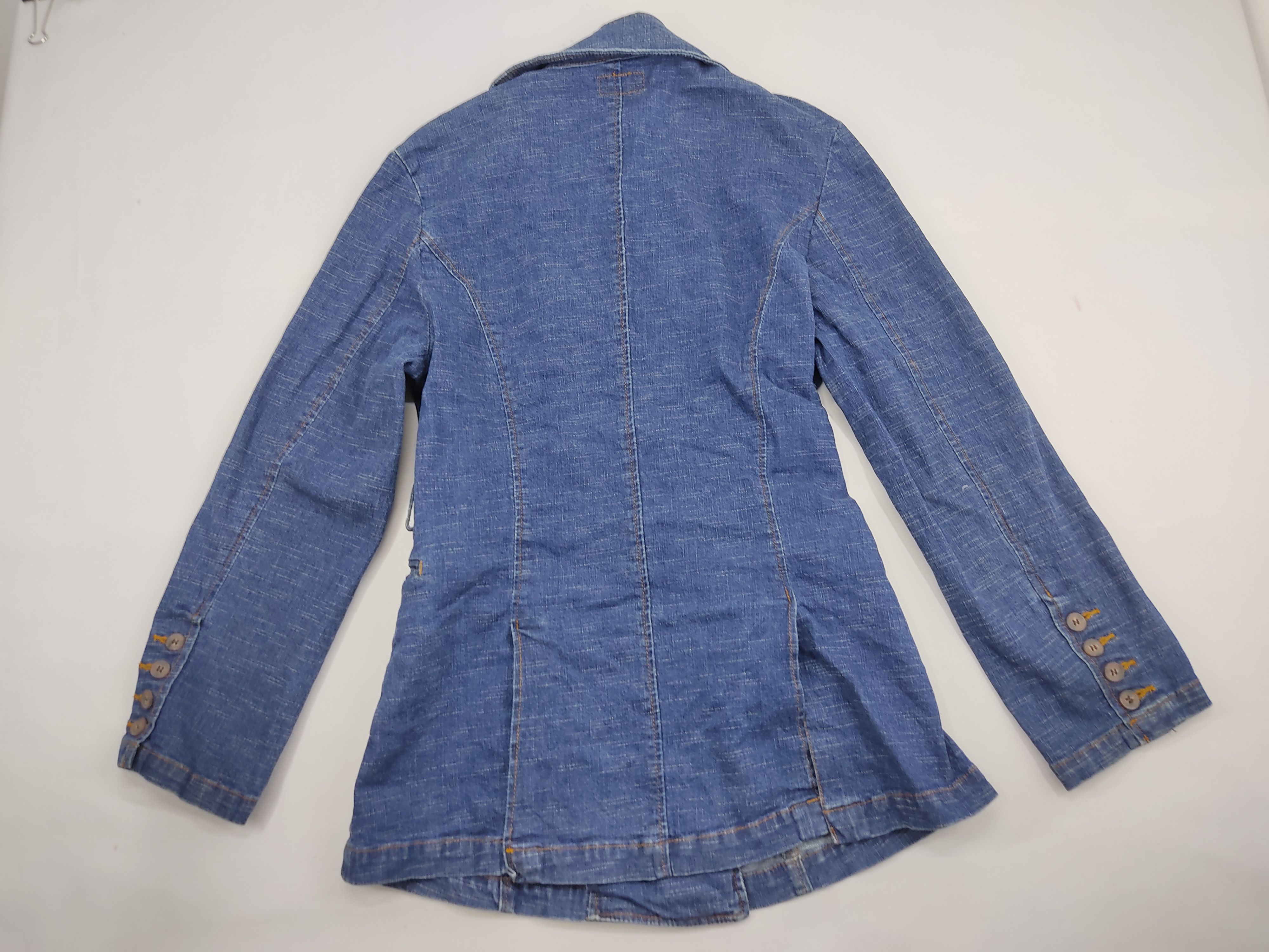 Japanese Brand Mouthvalley Denim Jacket Parka Classic Double Breast Size S / US 4 / IT 40 - 5 Thumbnail