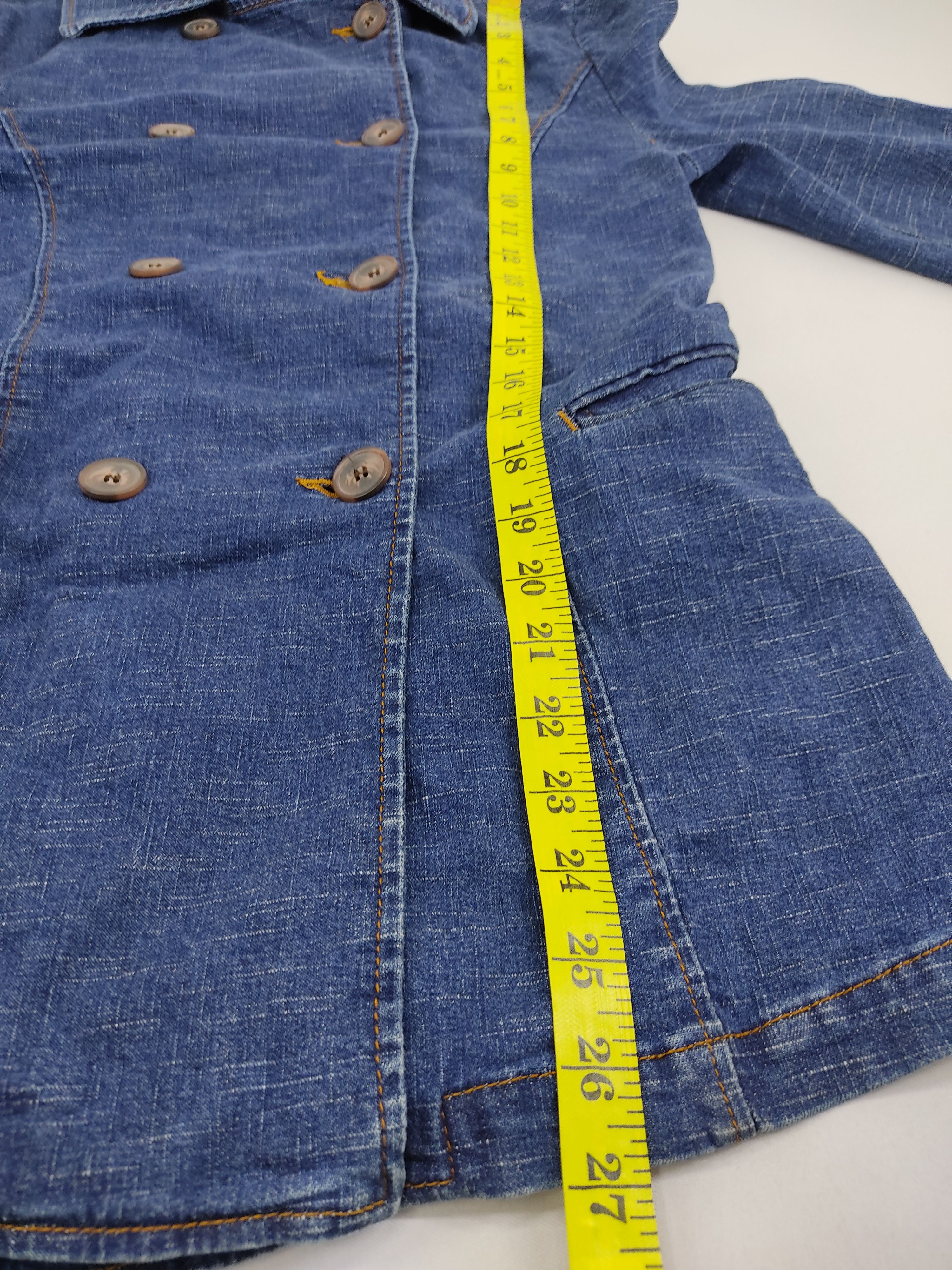 Japanese Brand Mouthvalley Denim Jacket Parka Classic Double Breast Size S / US 4 / IT 40 - 7 Thumbnail