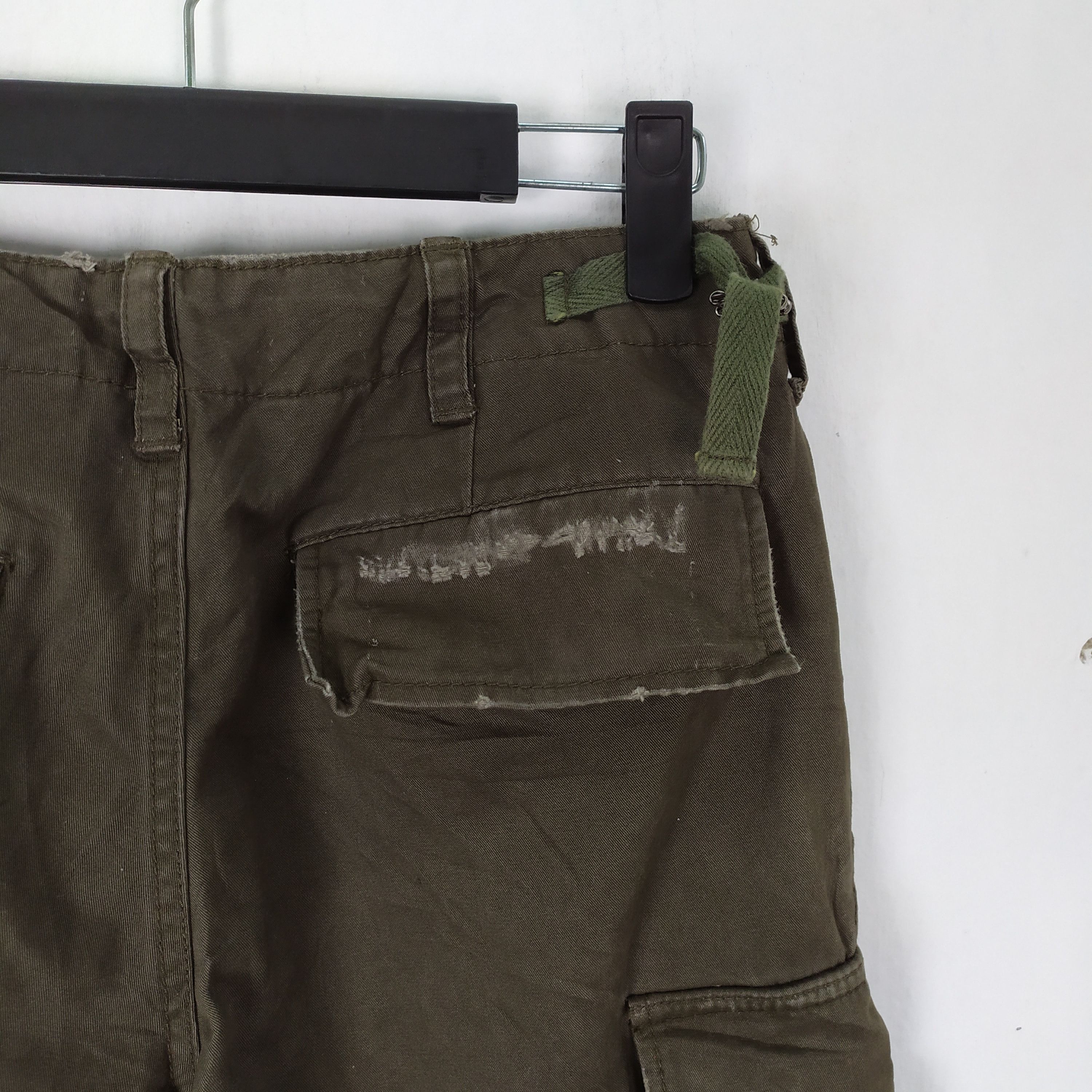 Another Influence × Japanese Brand × Seditionaries Another Edition Cropped / Short Cargo Pants Utility pant Size US 26 / EU 42 - 9 Thumbnail