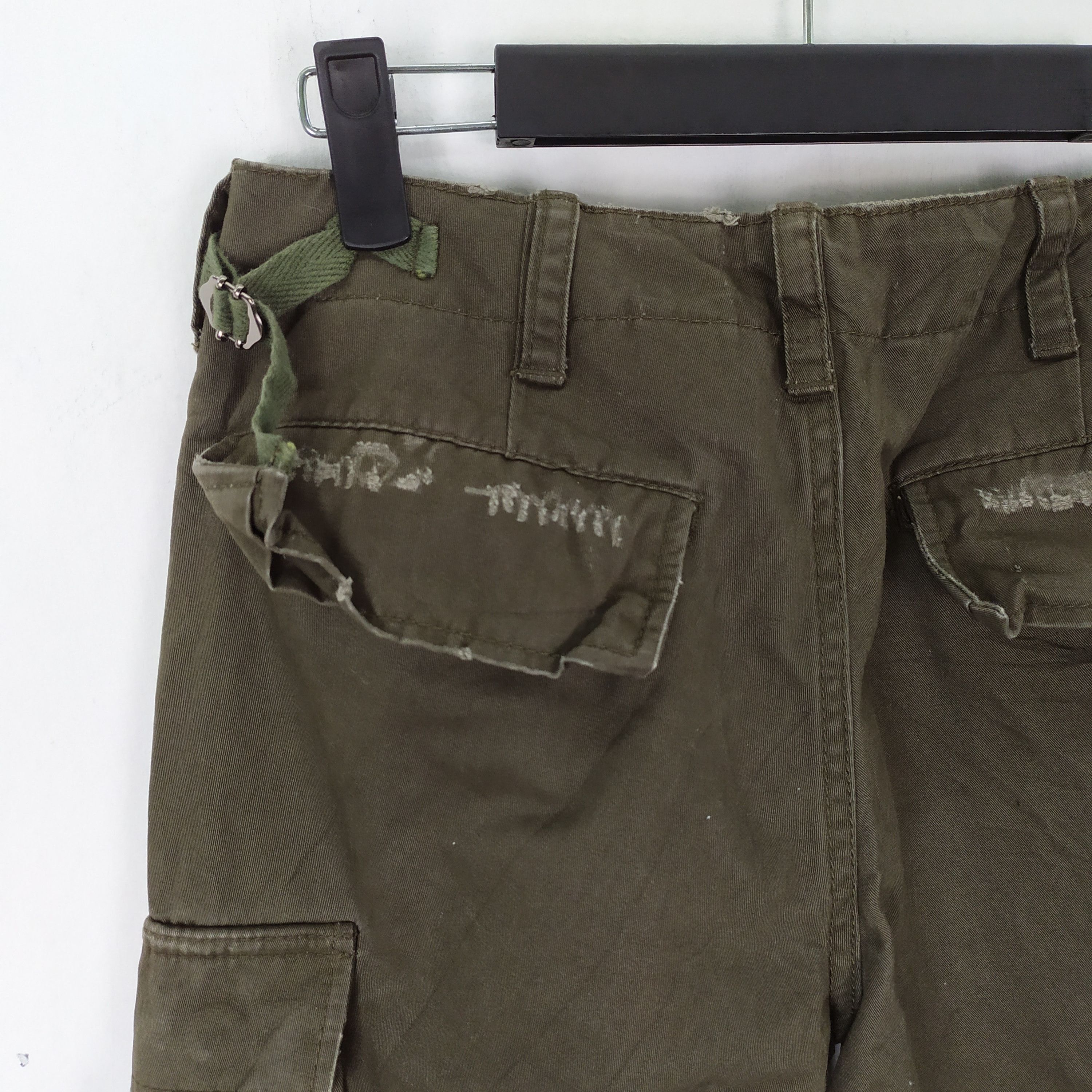 Another Influence × Japanese Brand × Seditionaries Another Edition Cropped / Short Cargo Pants Utility pant Size US 26 / EU 42 - 10 Thumbnail