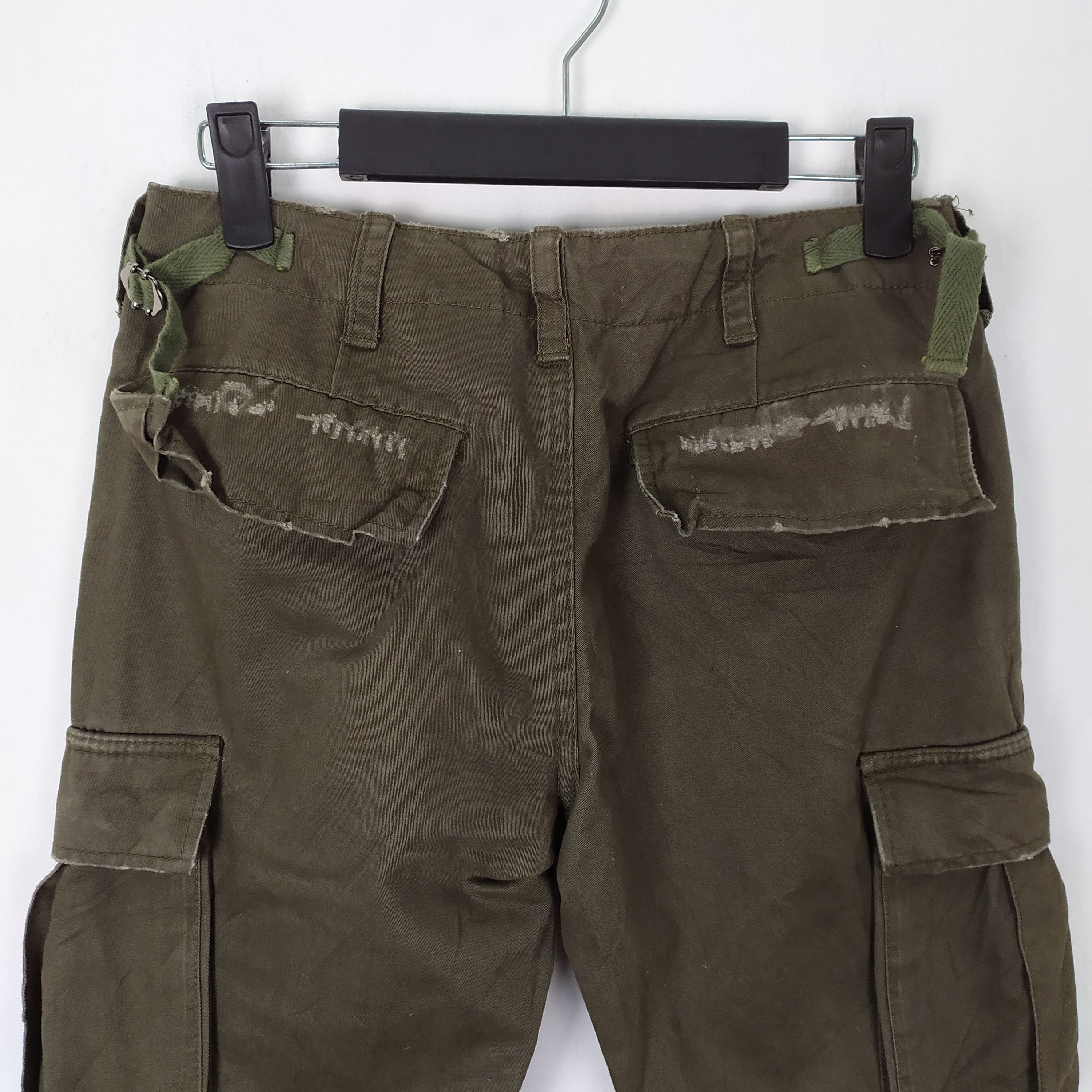 Another Influence × Japanese Brand × Seditionaries Another Edition Cropped / Short Cargo Pants Utility pant Size US 26 / EU 42 - 12 Thumbnail