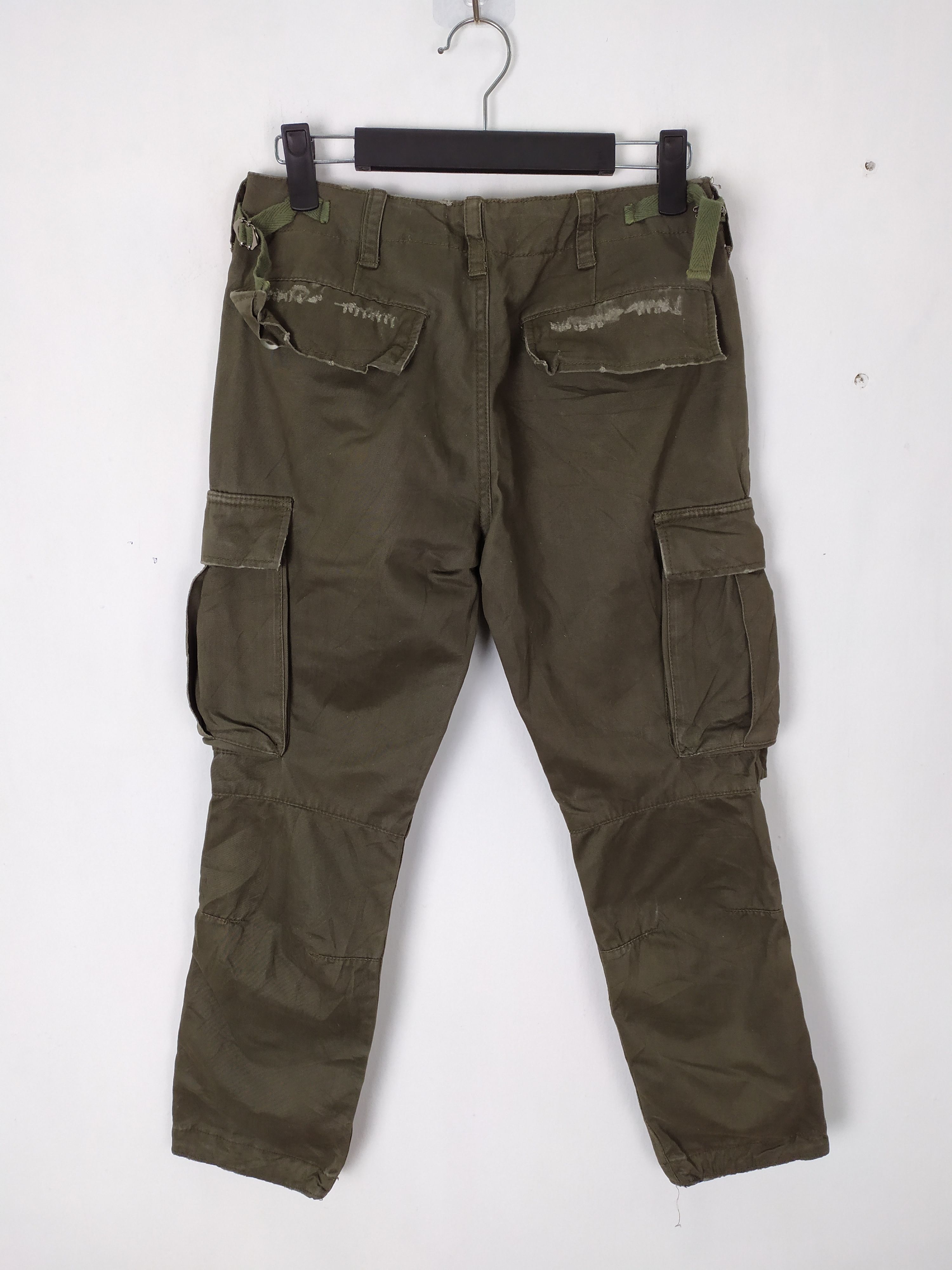 Another Influence × Japanese Brand × Seditionaries Another Edition Cropped / Short Cargo Pants Utility pant Size US 26 / EU 42 - 13 Thumbnail
