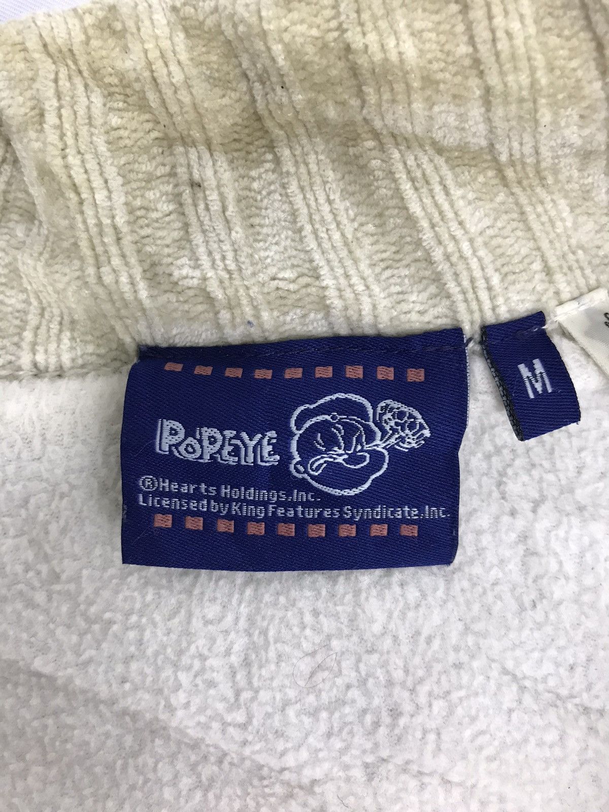 Cartoon Network Popeye Cartoon Character Sweatshirt Jacket Wool Size US M / EU 48-50 / 2 - 5 Thumbnail