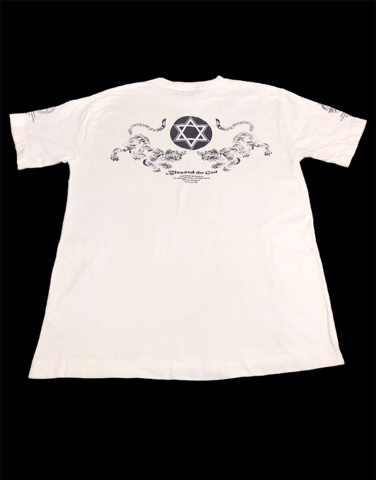 Hall Of Fame Vintage Hall of Fame Blessed the God Tiger Printed Tee Size US M / EU 48-50 / 2 - 1 Thumbnail