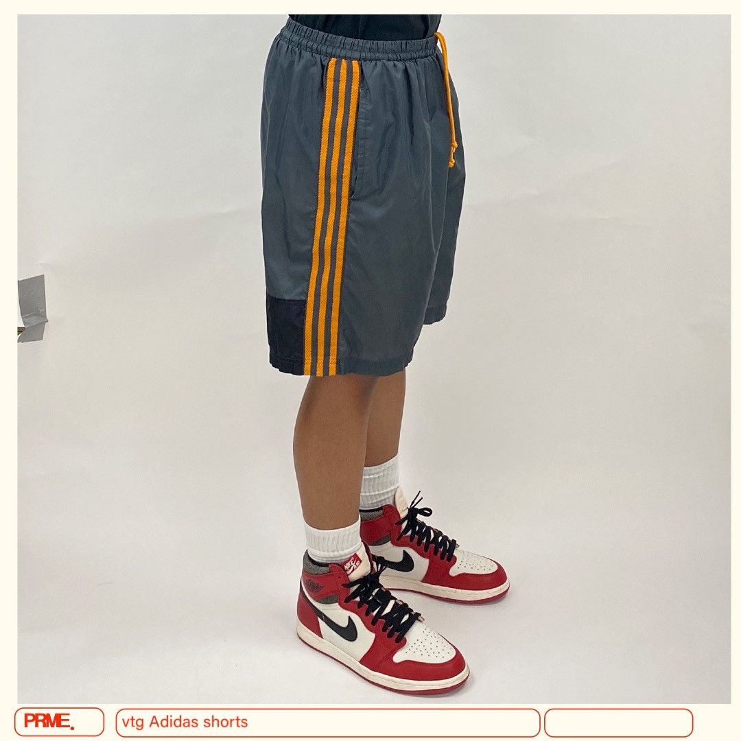 Adidas × Vintage vintage Y2K ADIDAS Nylon Stripes Trunk shorts Size US 31 - 3 Thumbnail