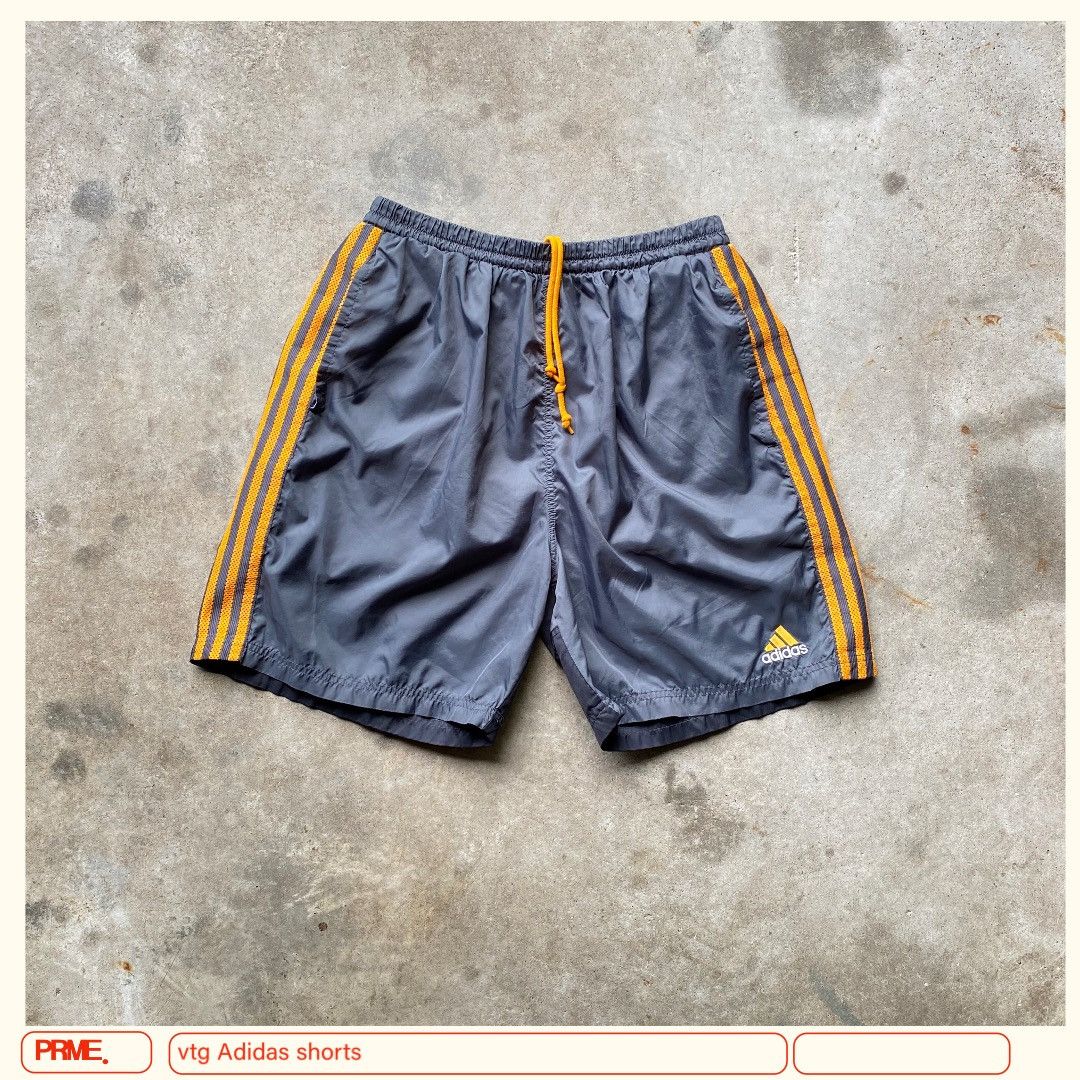 Adidas × Vintage vintage Y2K ADIDAS Nylon Stripes Trunk shorts Size US 31 - 4 Thumbnail