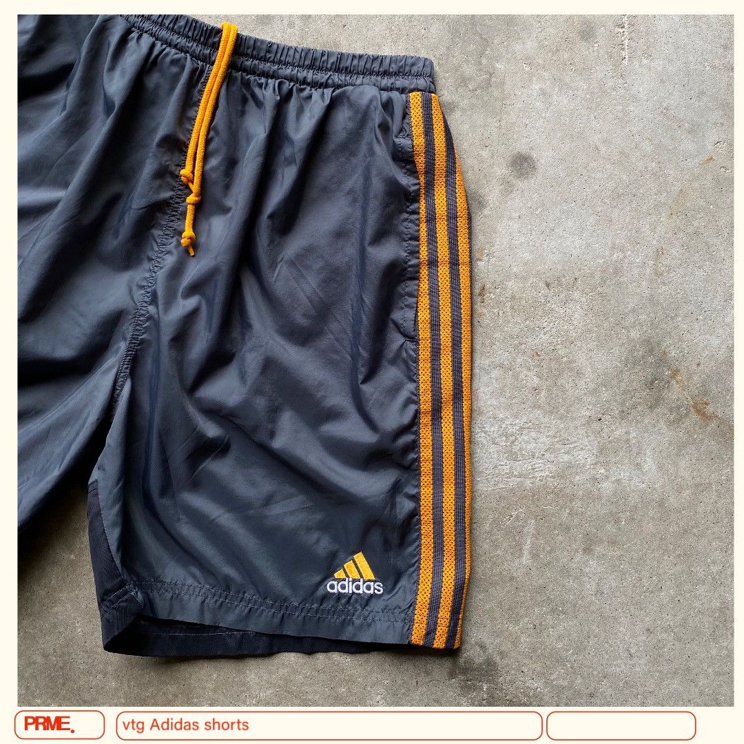 Adidas × Vintage vintage Y2K ADIDAS Nylon Stripes Trunk shorts Size US 31 - 6 Thumbnail