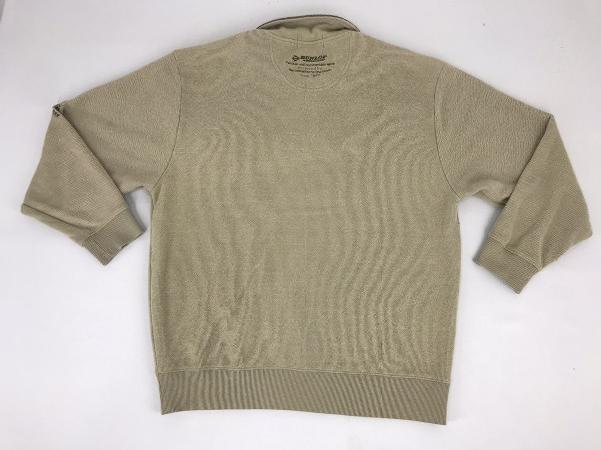 Dunlop × Vintage Vintage Dunlop Sweatshirt Single Pocket Half Zip Style Size US L / EU 52-54 / 3 - 2 Thumbnail