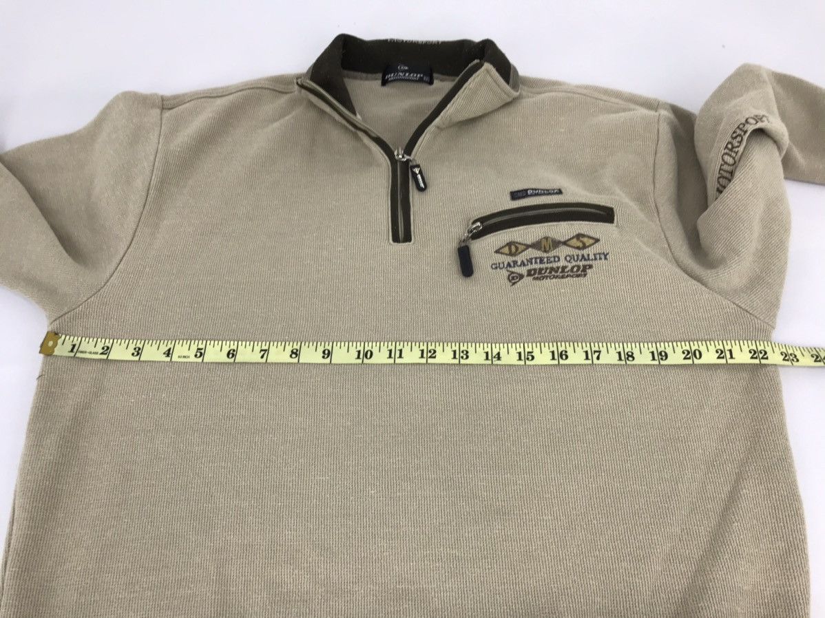 Dunlop × Vintage Vintage Dunlop Sweatshirt Single Pocket Half Zip Style Size US L / EU 52-54 / 3 - 8 Thumbnail