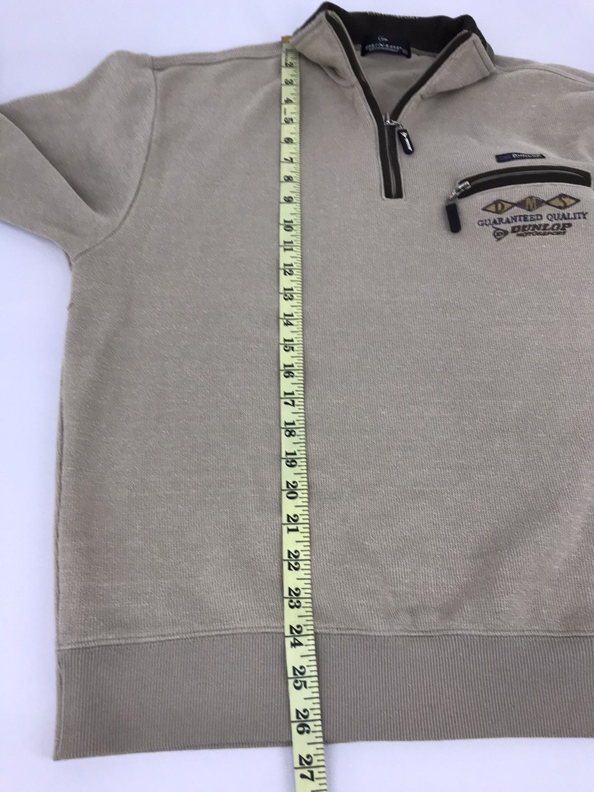 Dunlop × Vintage Vintage Dunlop Sweatshirt Single Pocket Half Zip Style Size US L / EU 52-54 / 3 - 9 Thumbnail