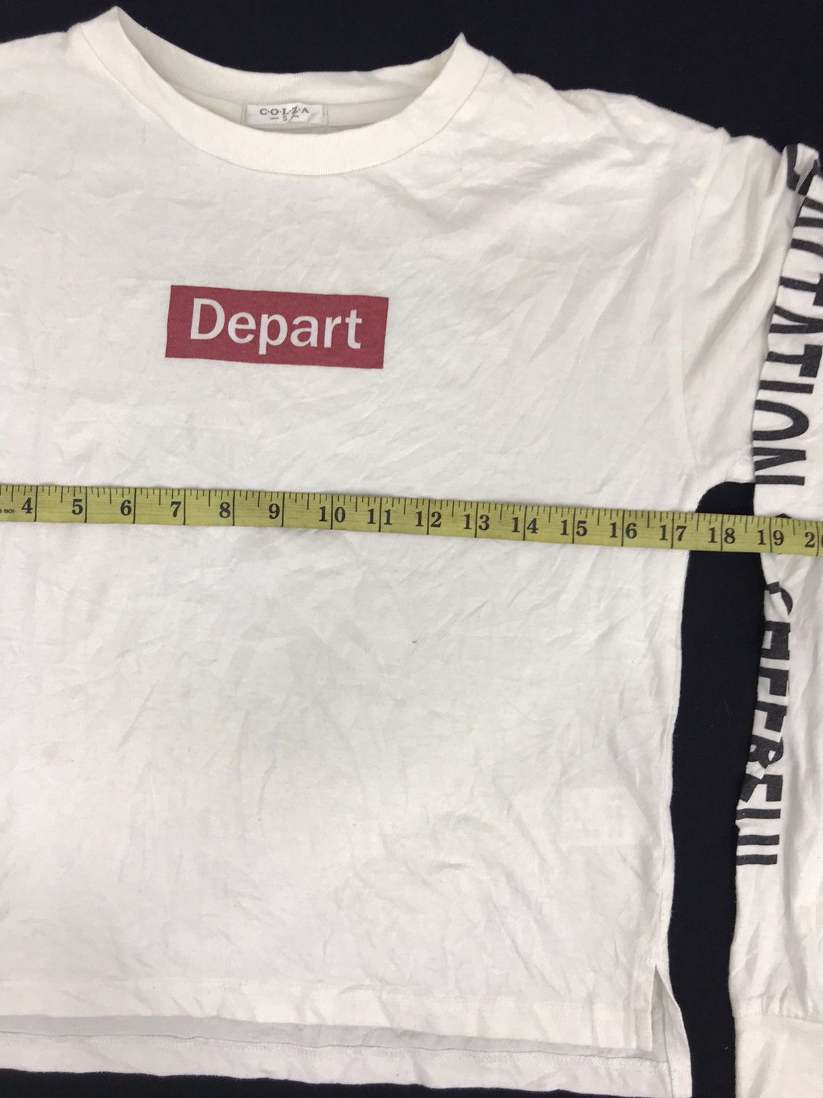 Japanese Brand C.O.L.Z.A Depart Box Logo Exaltation X Cheerful Simple Size S / US 4 / IT 40 - 5 Thumbnail